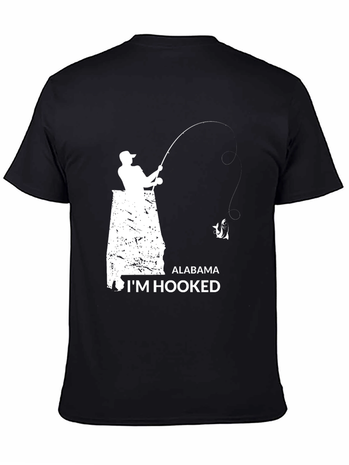 Alabama Fishing T-Shirt - Im Hooked