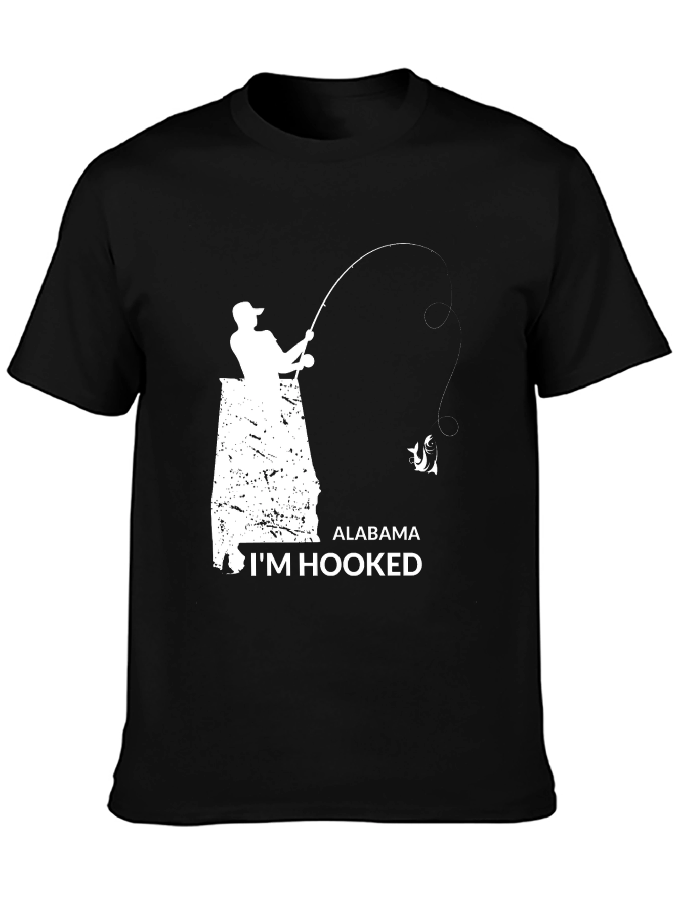 Alabama Fishing T-Shirt - Im Hooked