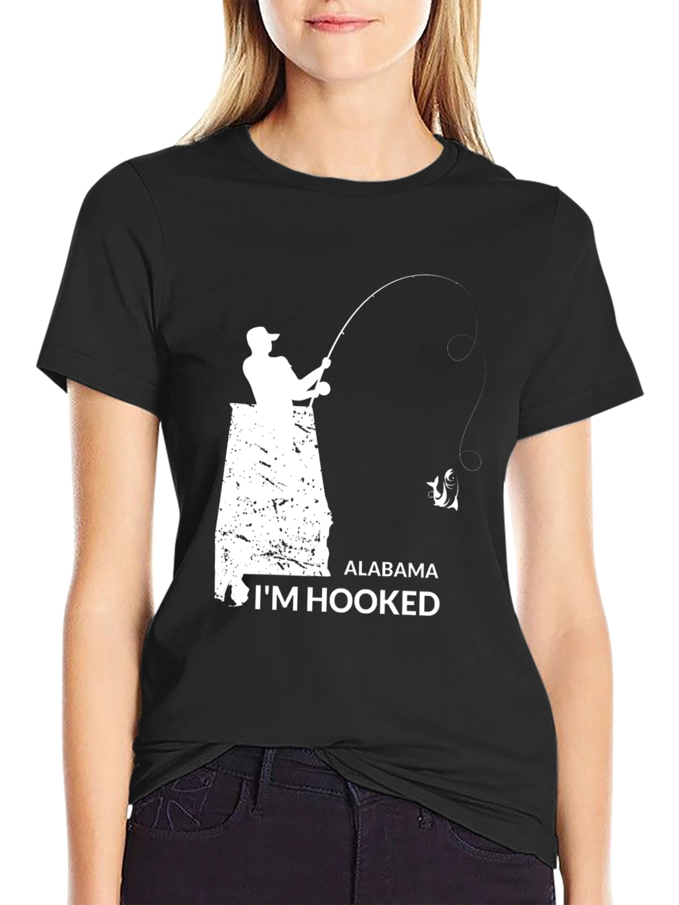 Alabama Fishing T-Shirt - Im Hooked