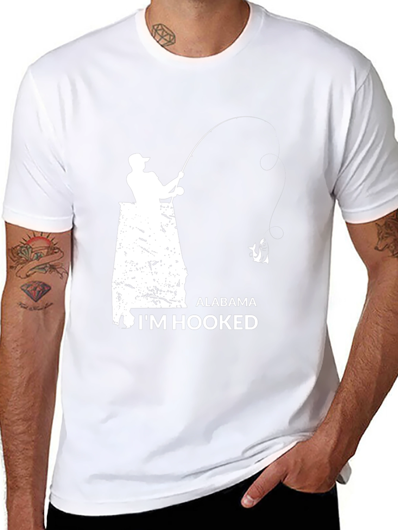 Alabama Fishing T-Shirt - Im Hooked