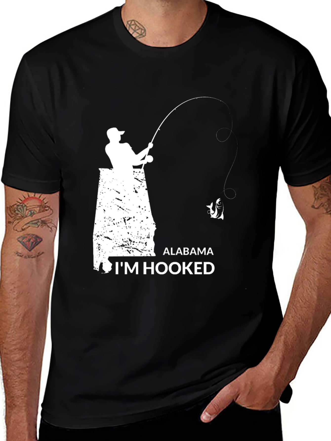 Alabama Fishing T-Shirt - Im Hooked