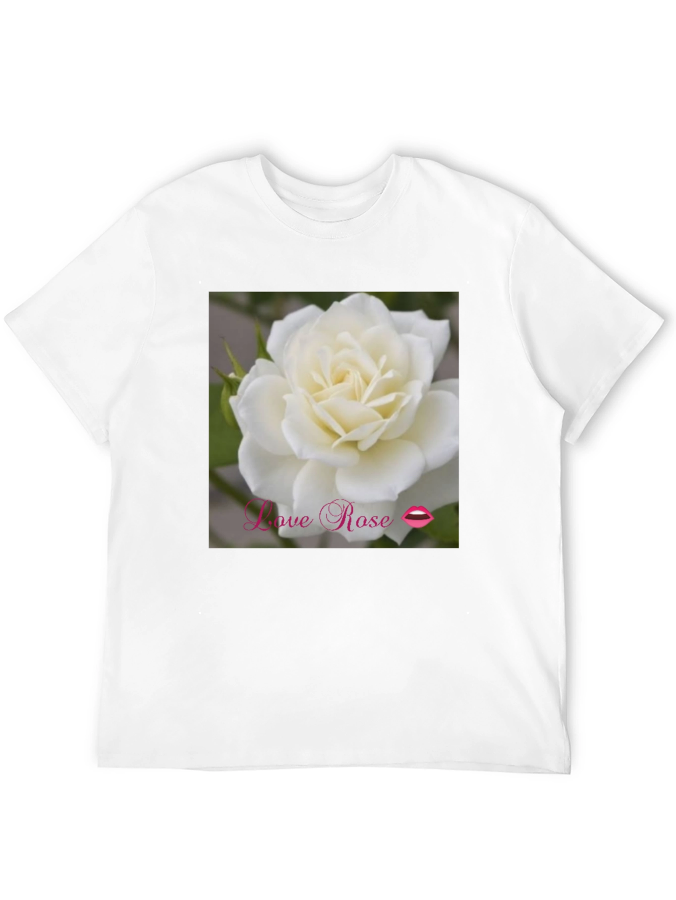 Love Rose Graphic T-Shirt - Black
