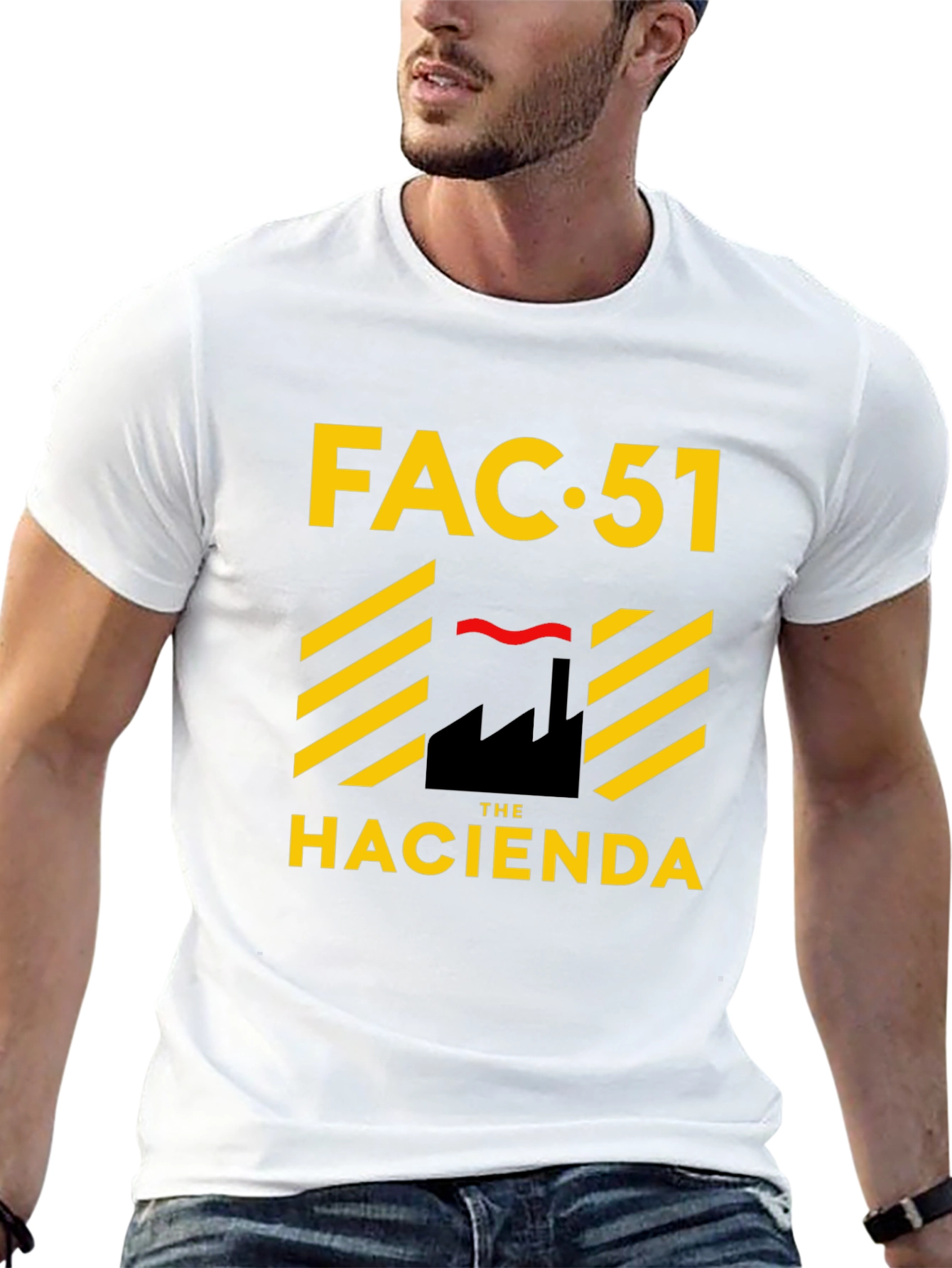 FAC 51 The Hacienda Black Graphic Tee