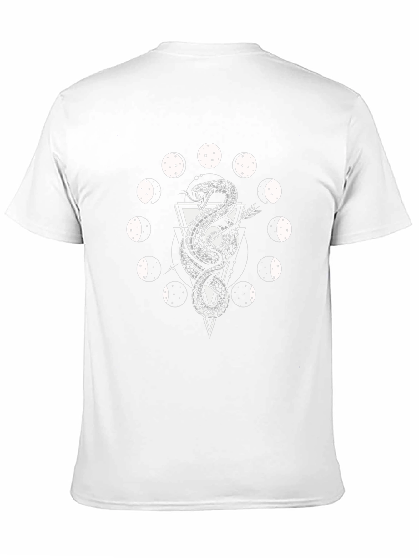 Mystic Snake Moon Phase Graphic Tee