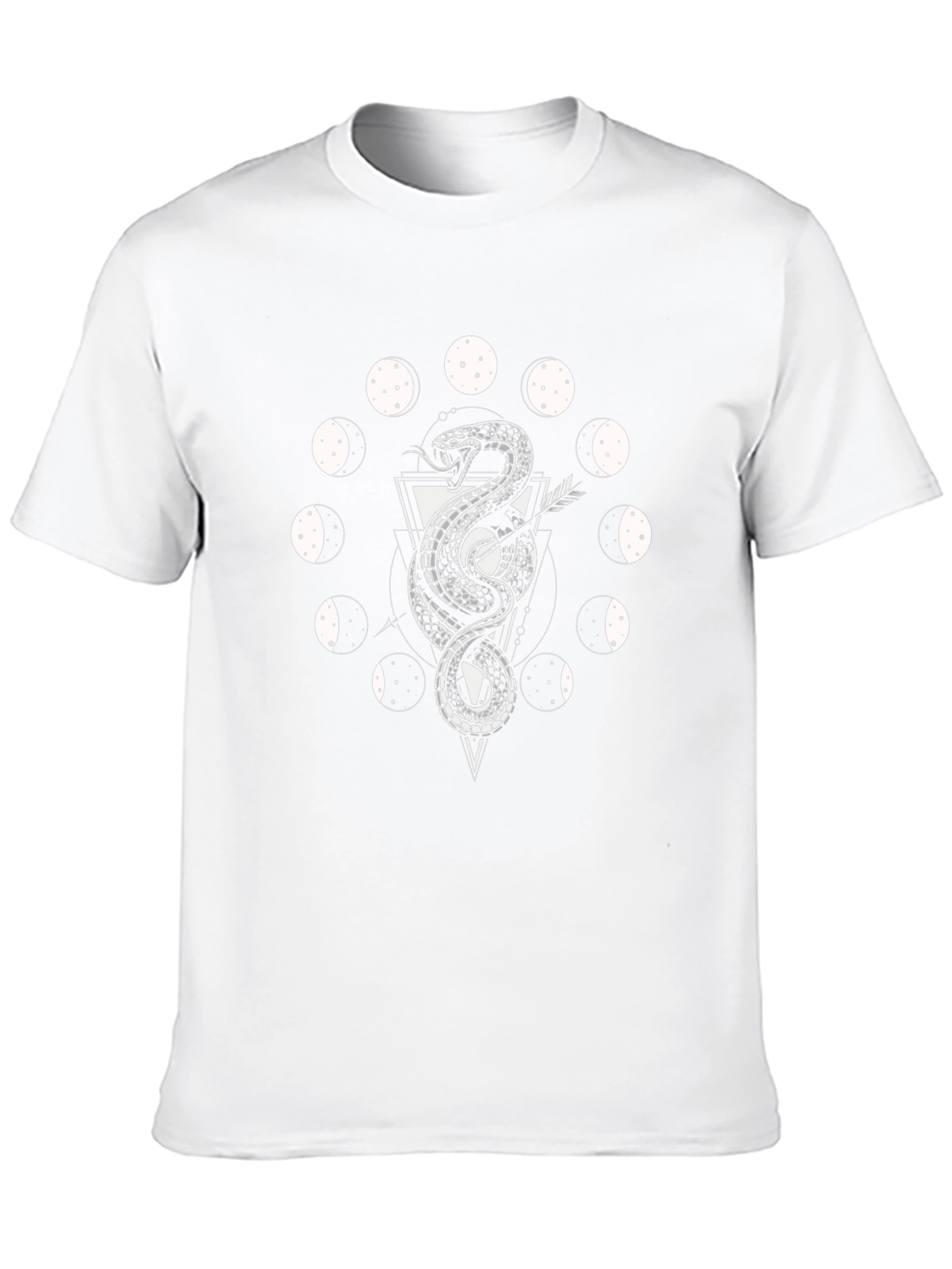 Mystic Snake Moon Phase Graphic Tee