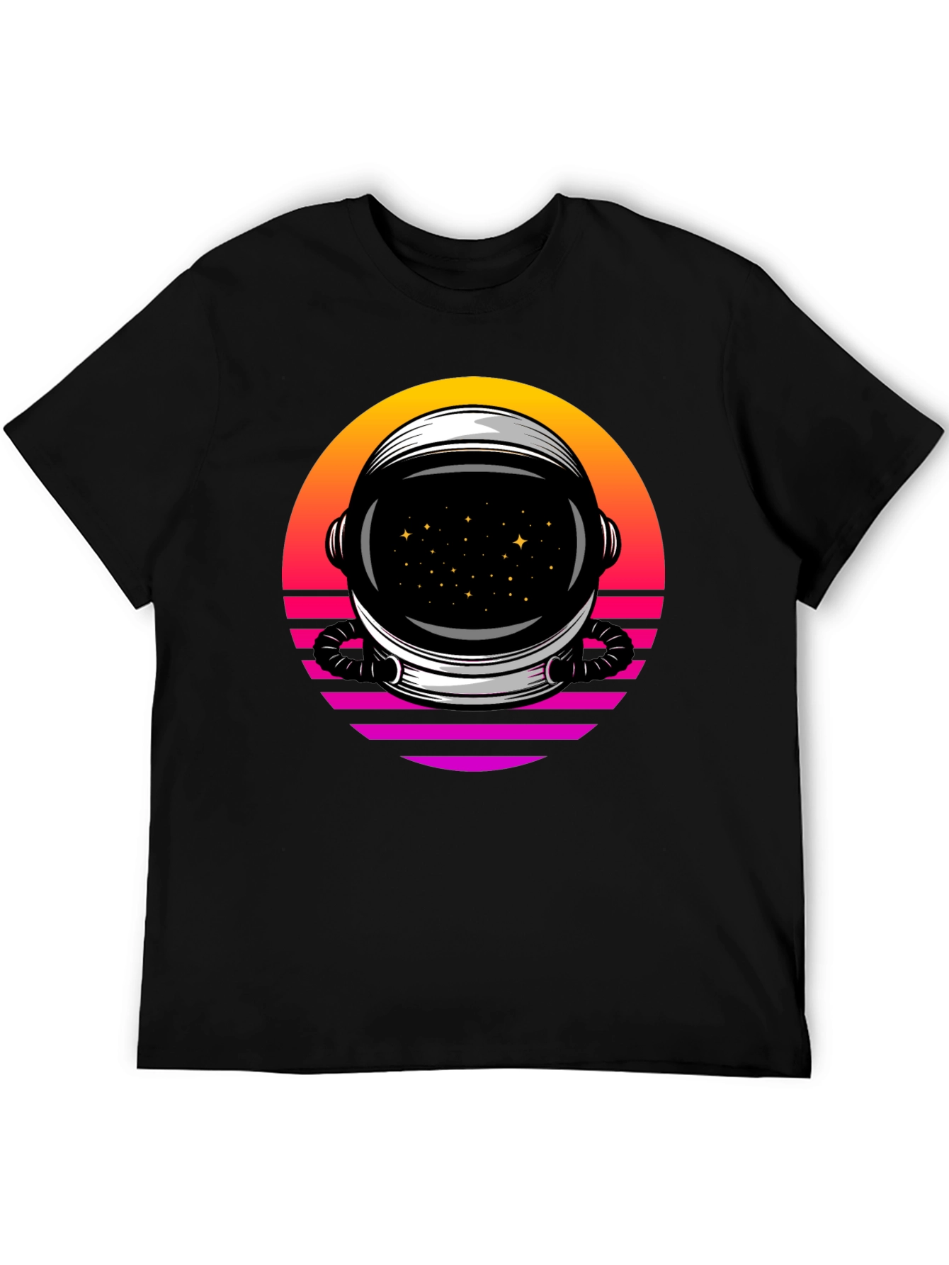 Retro Space Helmet T-Shirt - Galactic Style