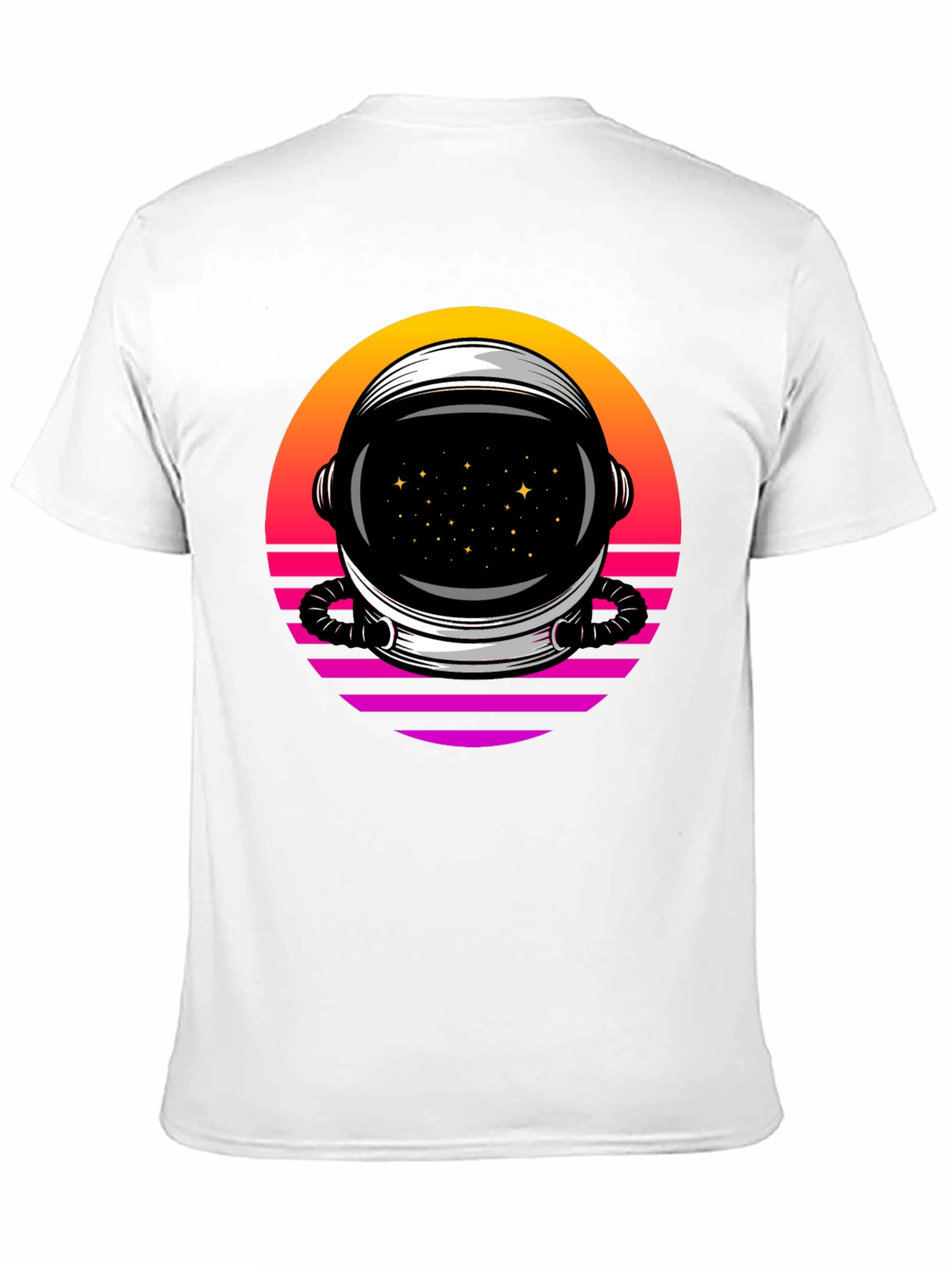 Retro Space Helmet T-Shirt - Galactic Style