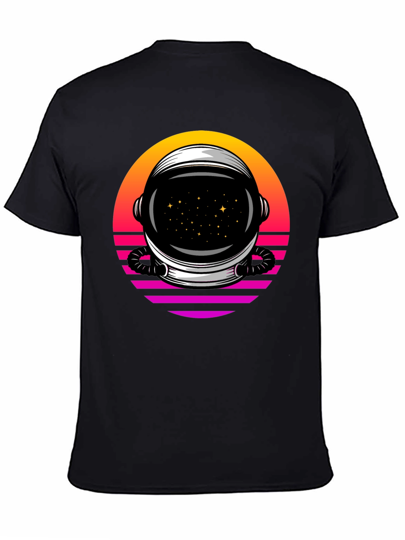 Retro Space Helmet T-Shirt - Galactic Style