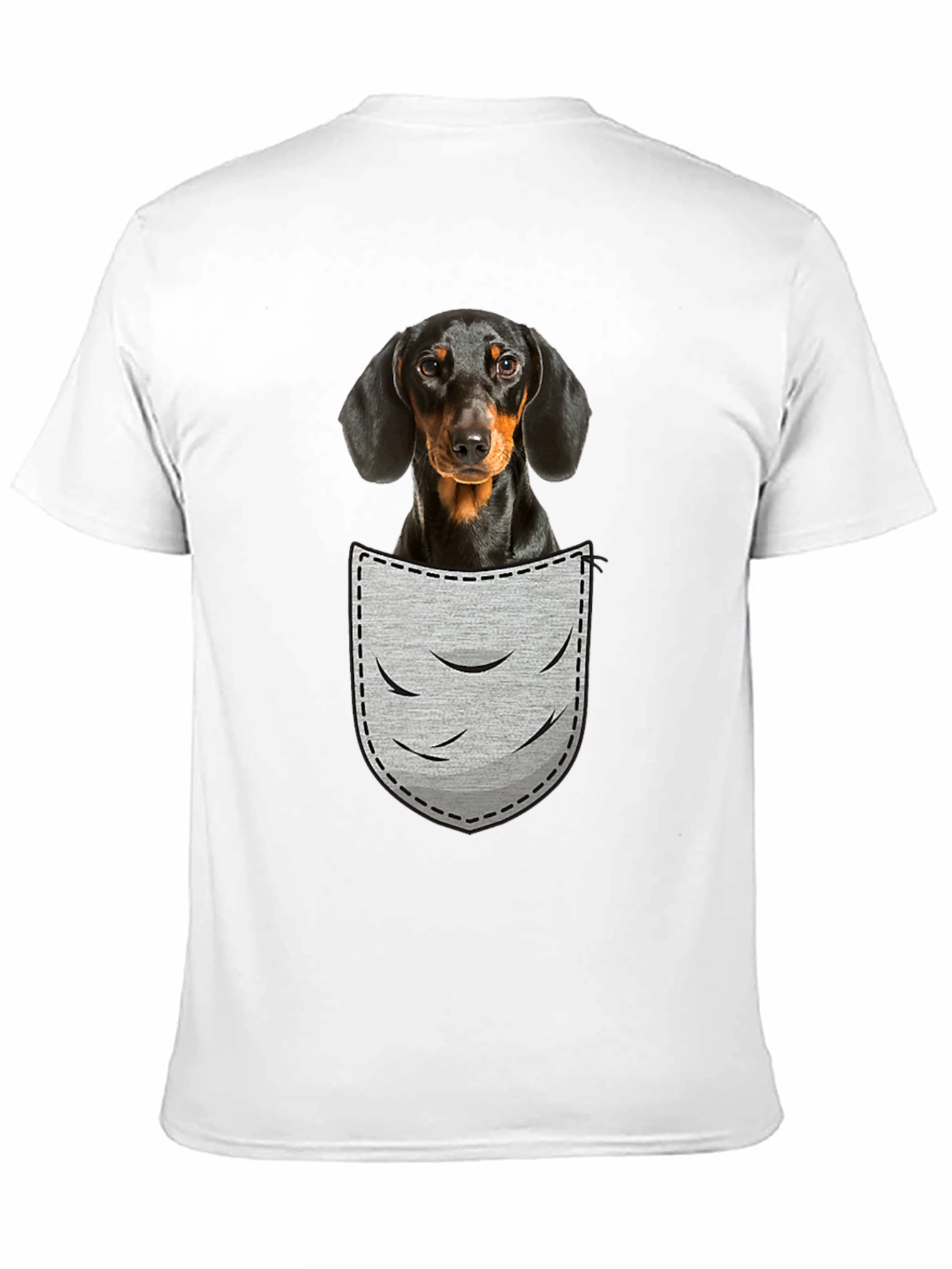 Dachshund Pocket T-Shirt - Cute Dog Lover Tee