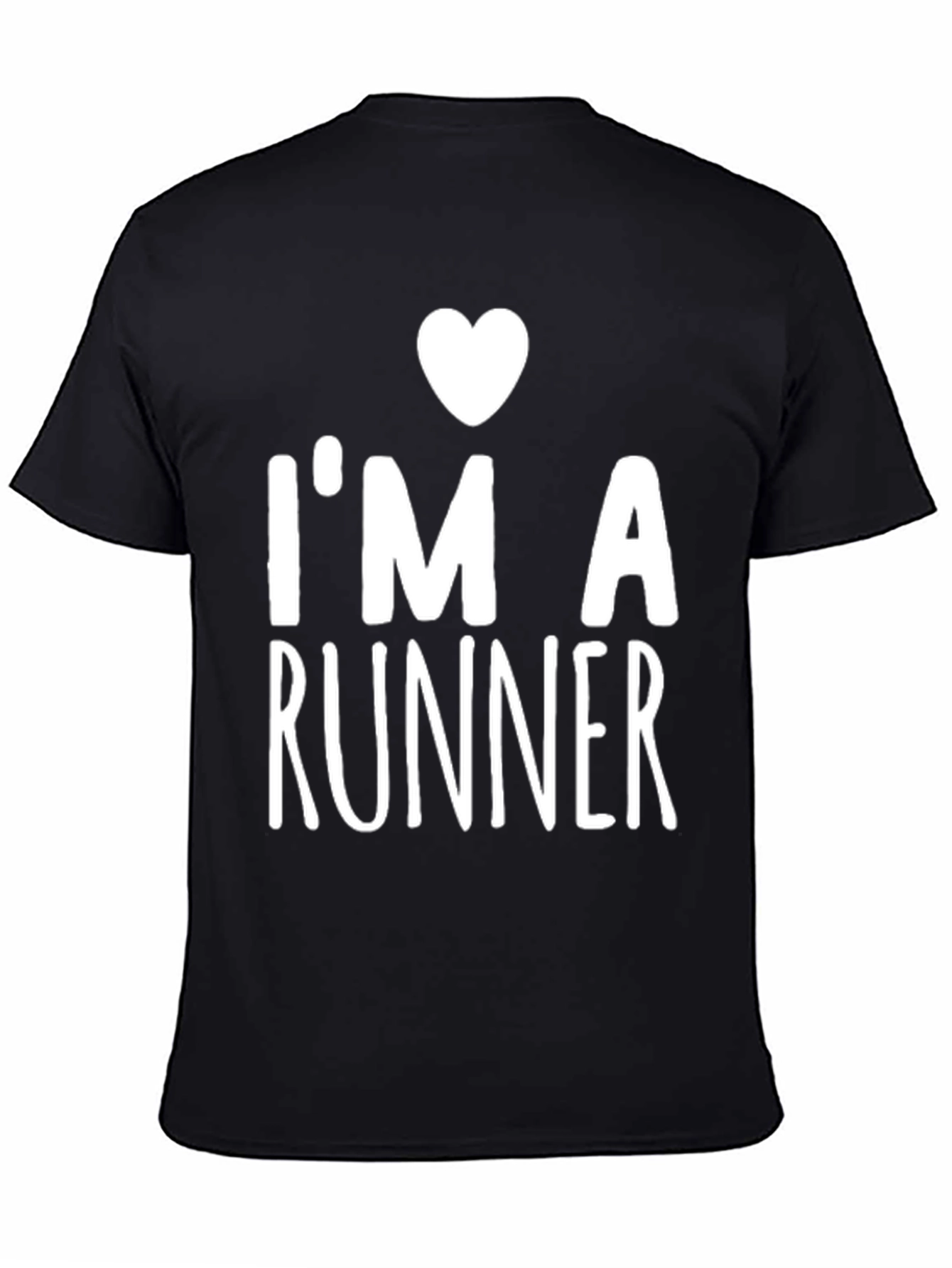 I Heart Runner Black T-Shirt
