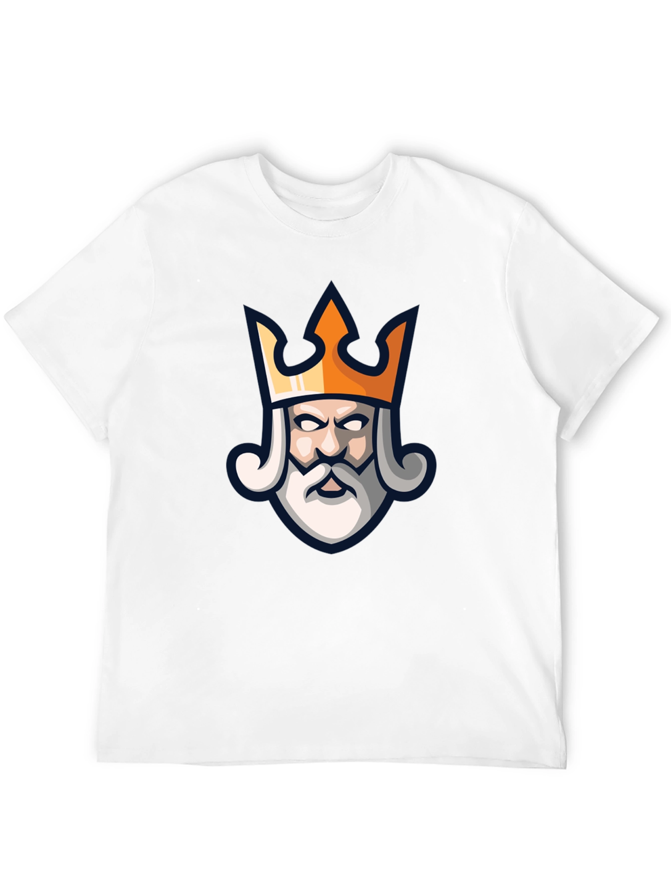 King Head Graphic T-Shirt - Black