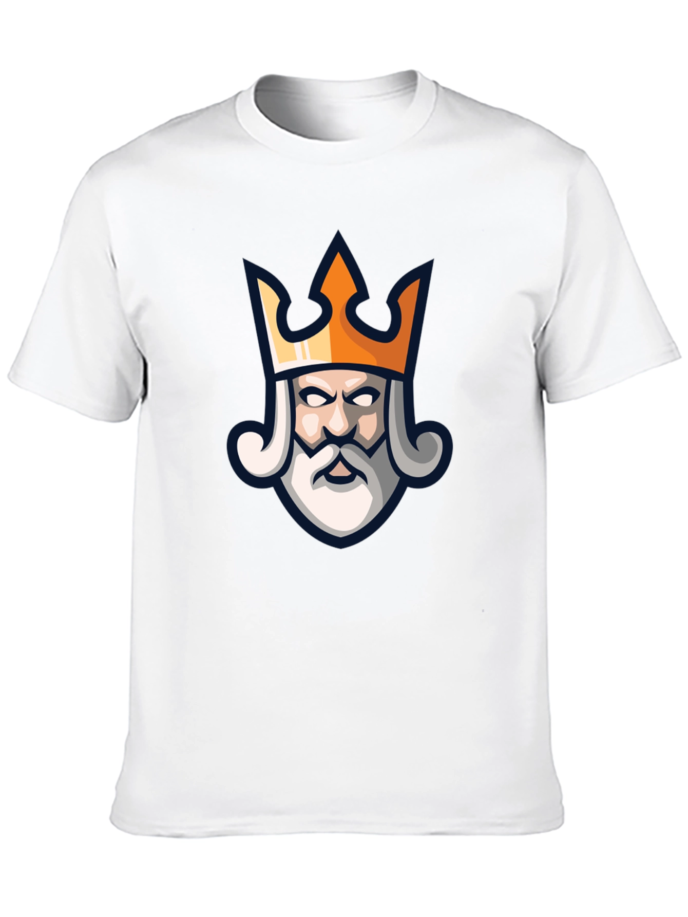 King Head Graphic T-Shirt - Black