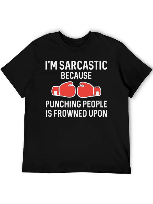 Sarcastic Punching People T-Shirt