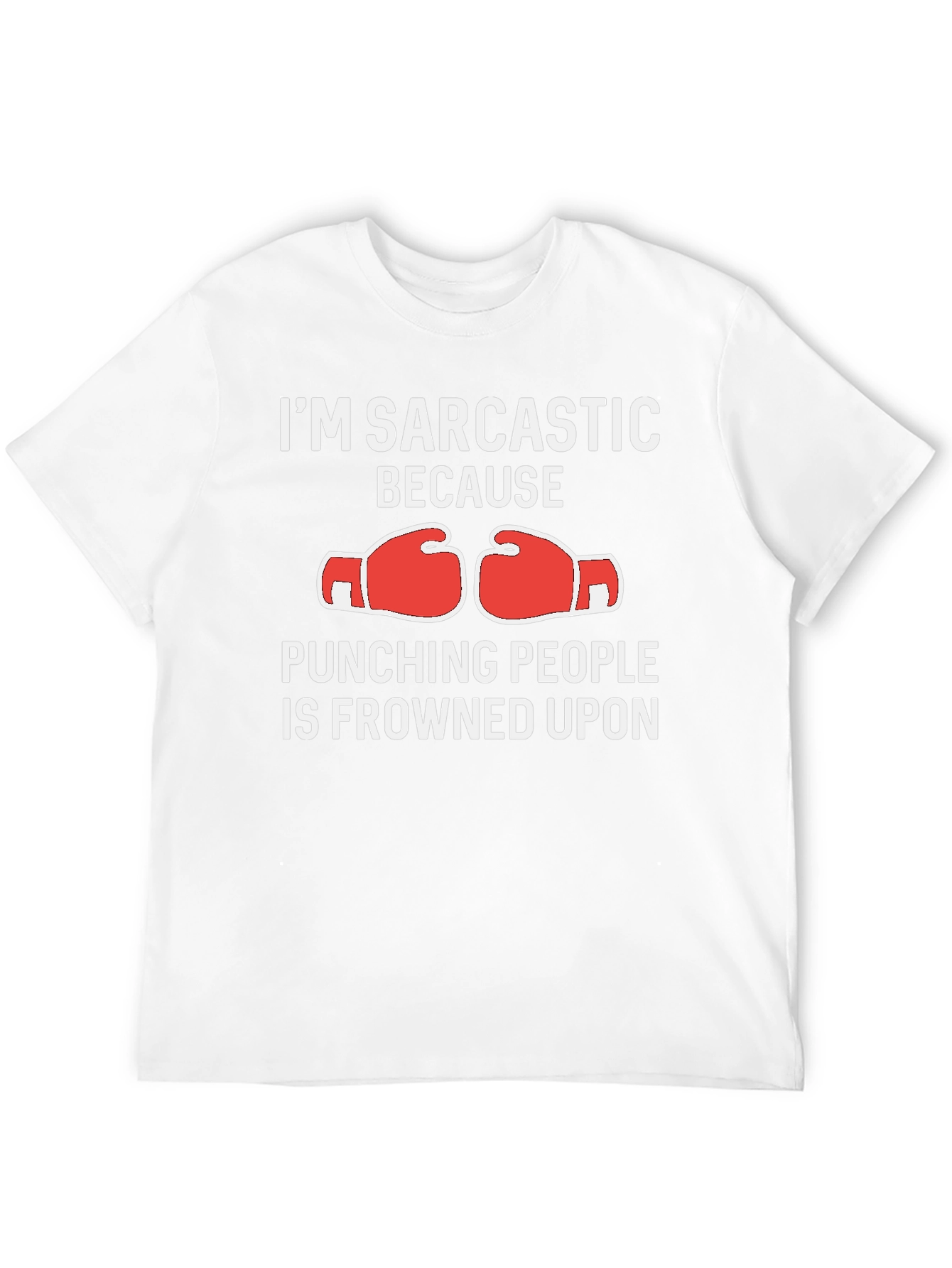 Sarcastic Punching People T-Shirt