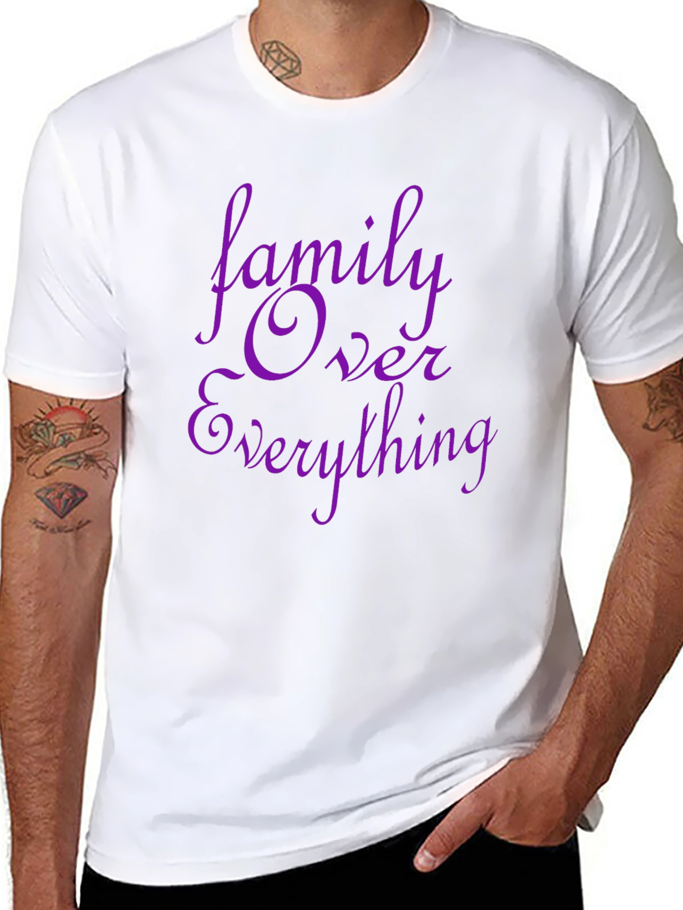 Family Over Everything Graphic T-Shirt