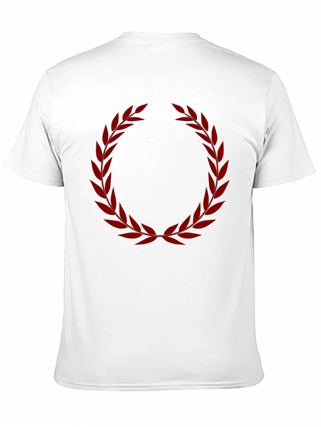 Laurel Wreath Graphic Tee - Black Cotton