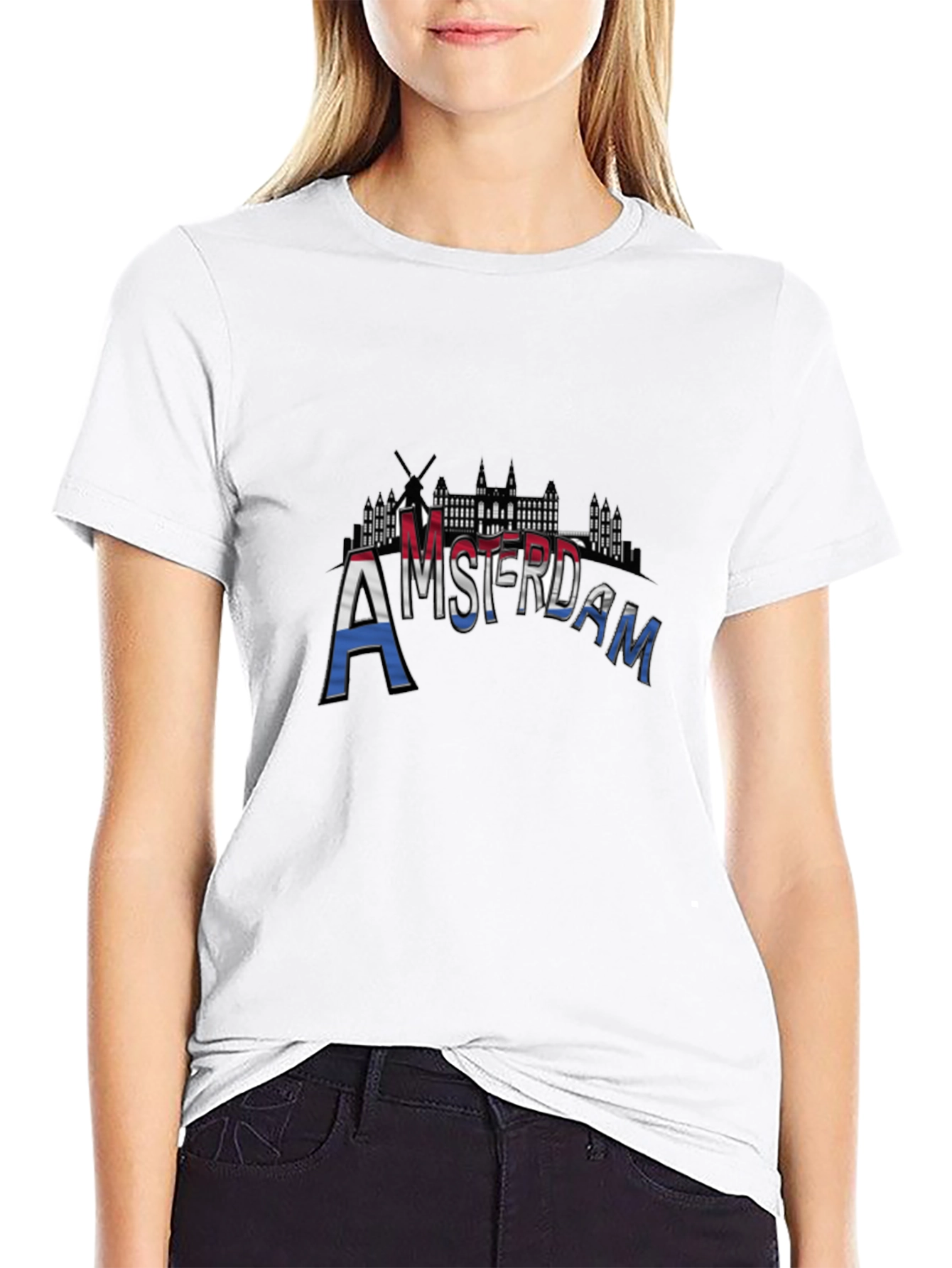 Amsterdam T-Shirt - Cityscape Design