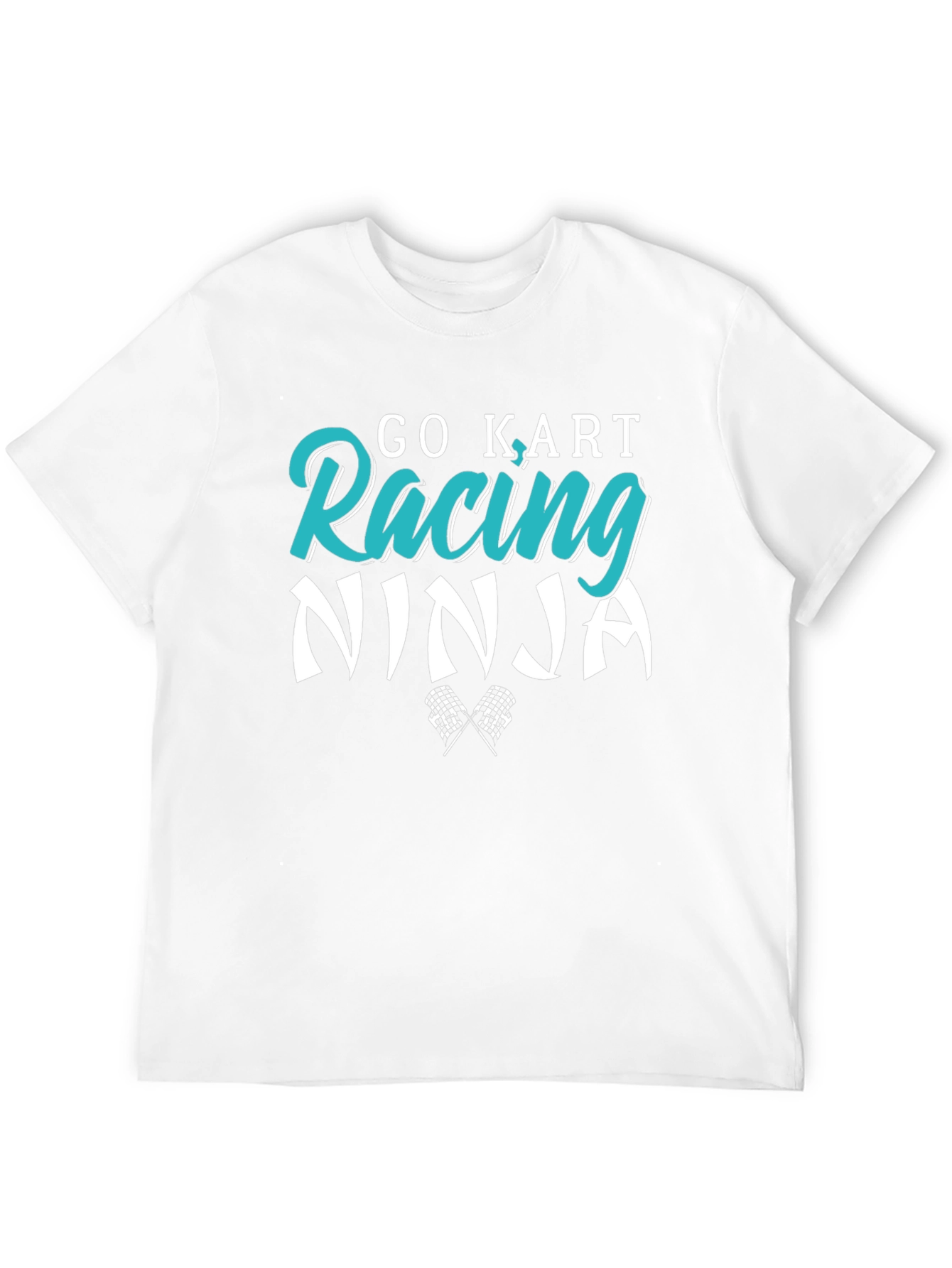 Go Kart Racing Ninja T-Shirt - Black