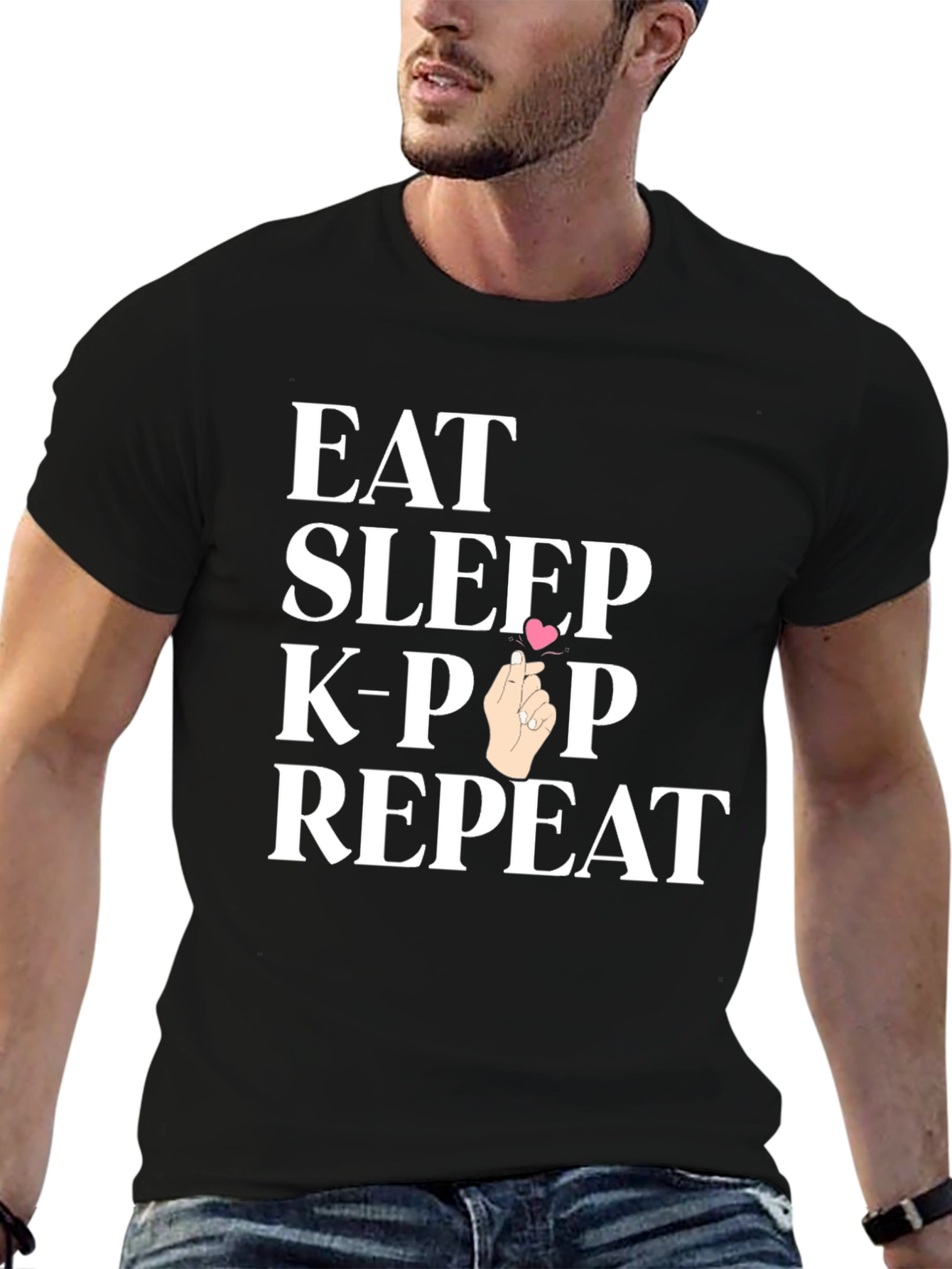 Eat Sleep K-Pop Repeat T-Shirt