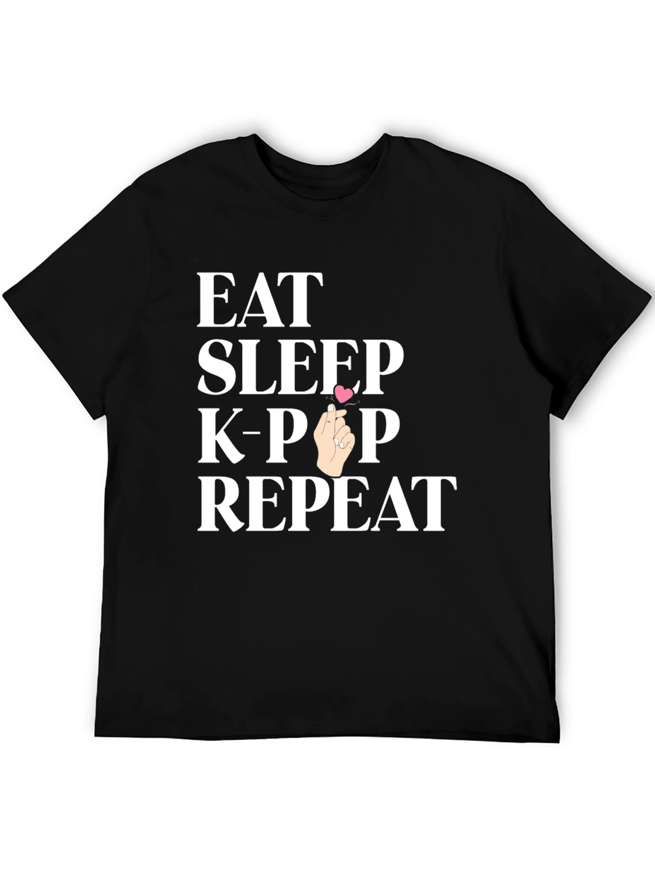 Eat Sleep K-Pop Repeat T-Shirt