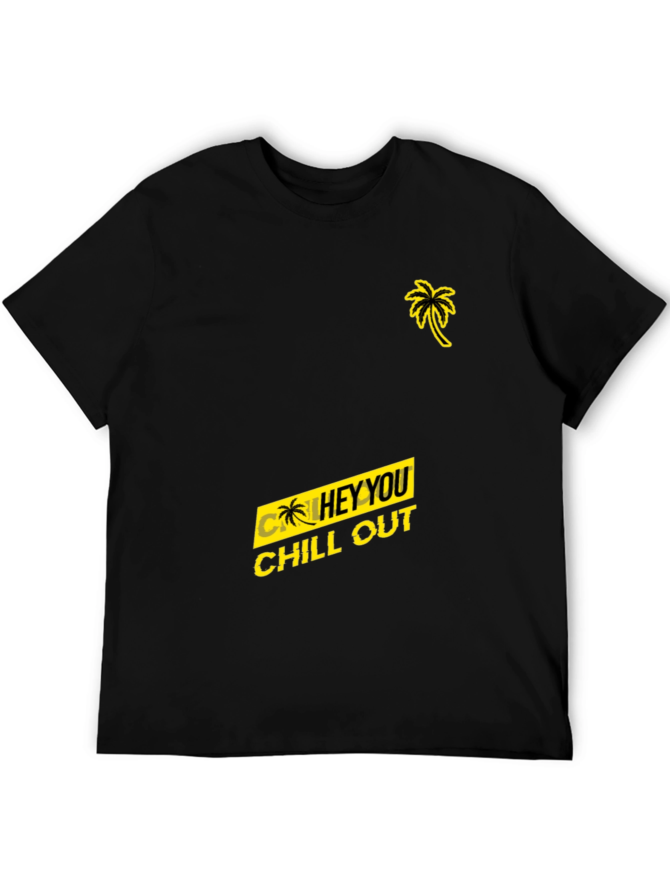 Chill Out Graphic Tee - Black