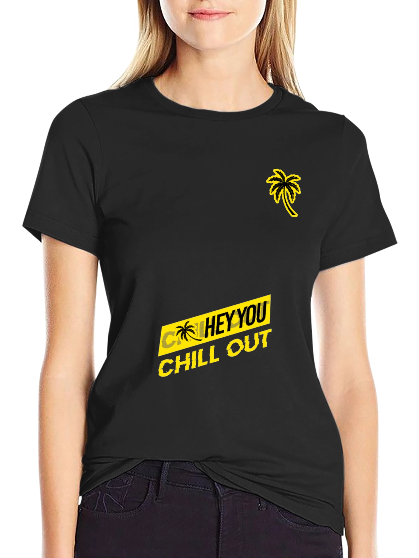 Chill Out Graphic Tee - Black
