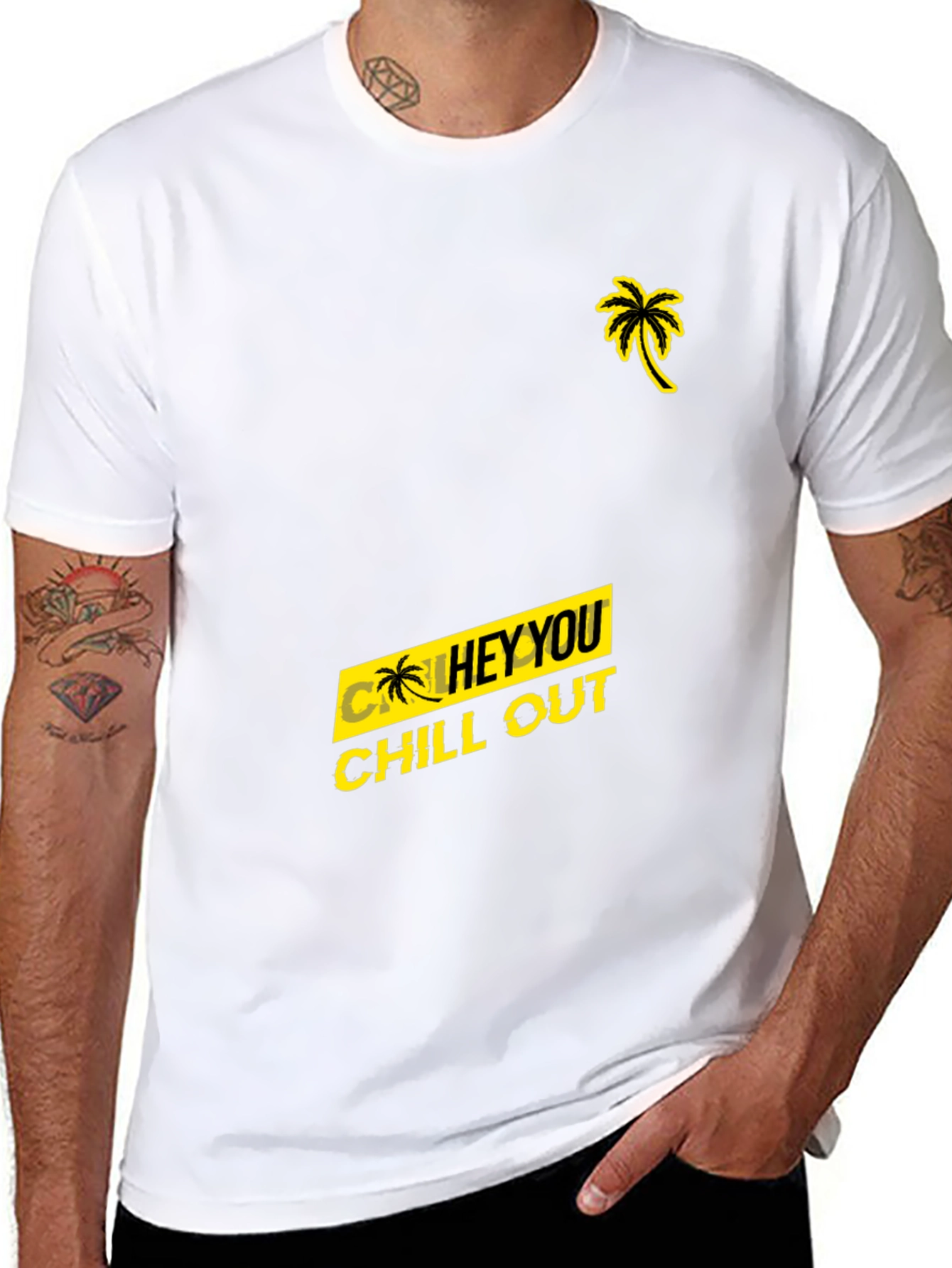 Chill Out Graphic Tee - Black