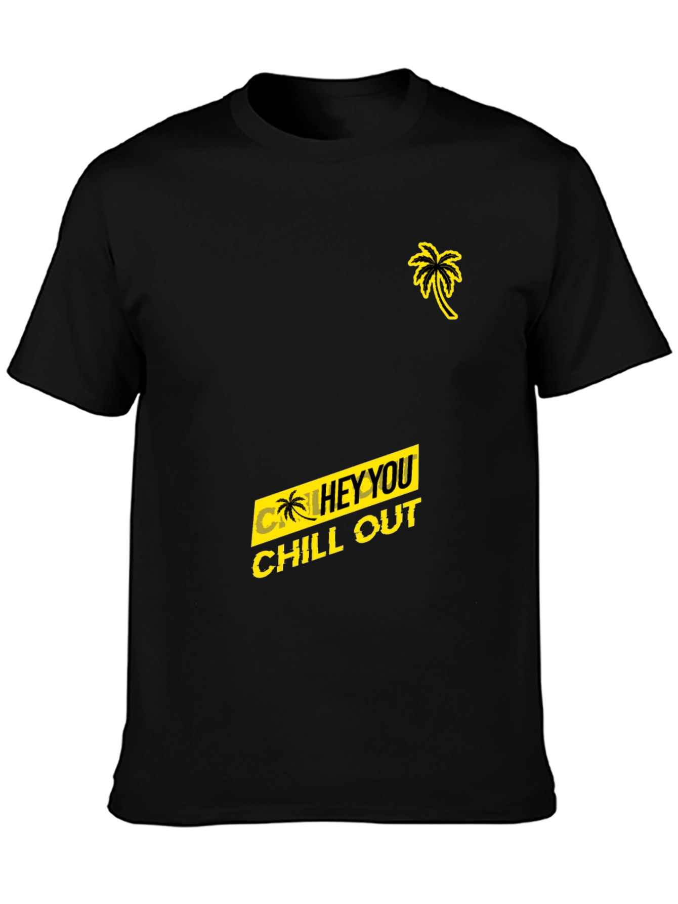 Chill Out Graphic Tee - Black