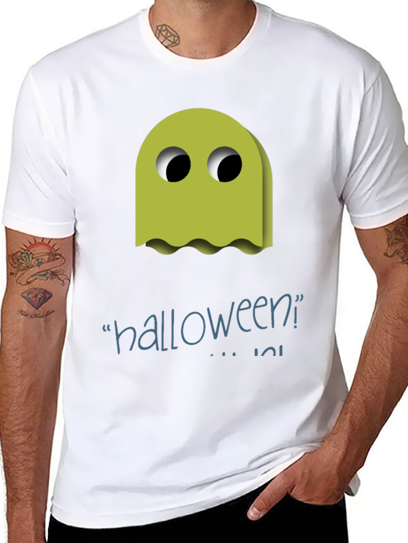 Halloween Ghost T-Shirt - Spooky Season Tee