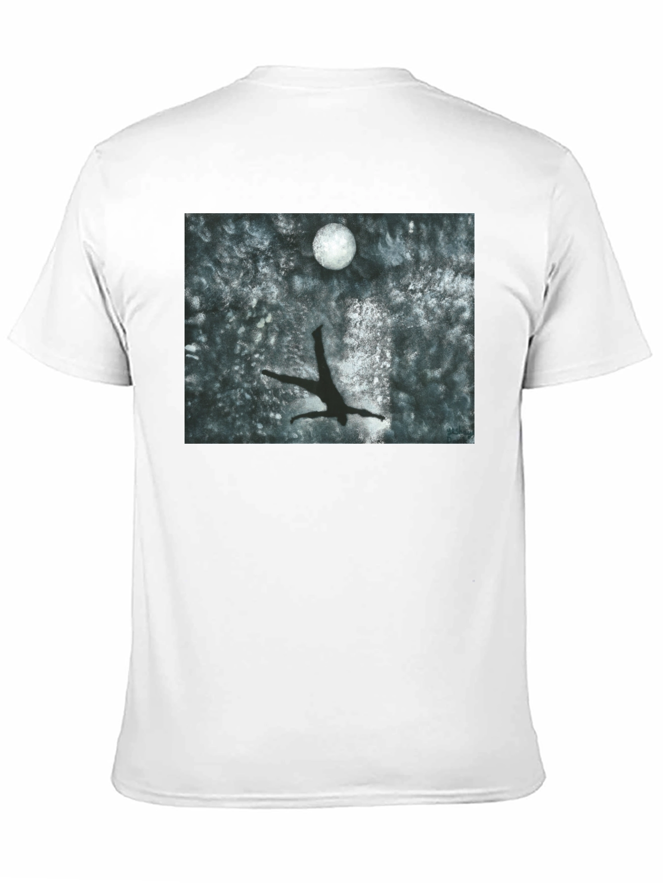 Moonlit Dive T-Shirt - Artistic Graphic Tee