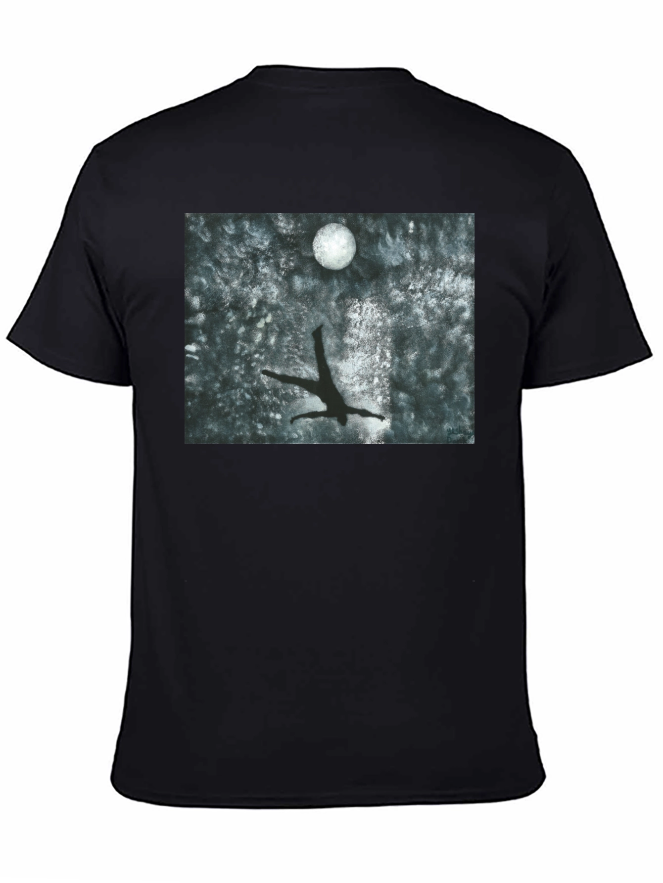Moonlit Dive T-Shirt - Artistic Graphic Tee