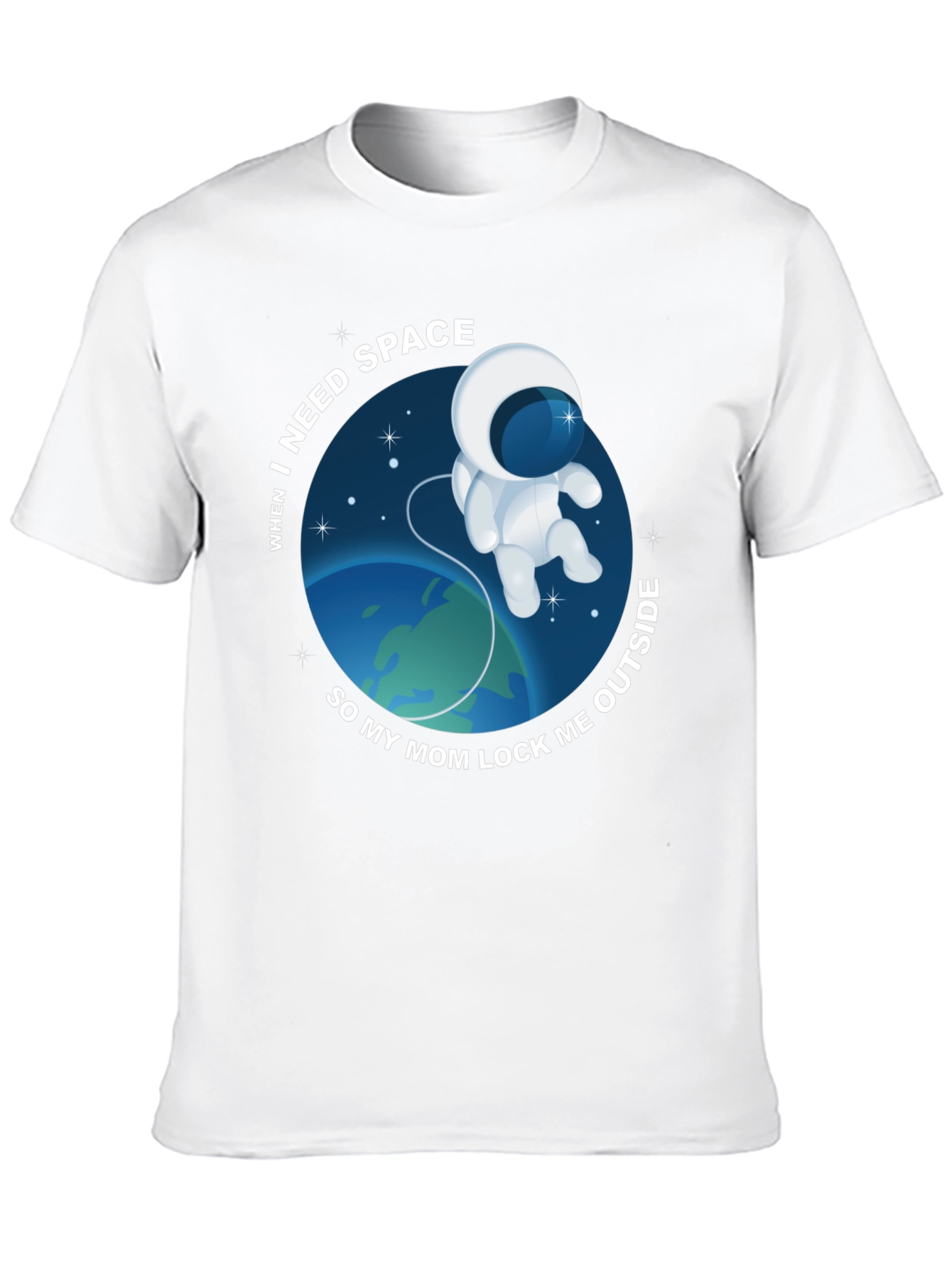 Need Space? Funny Astronaut Graphic Tee