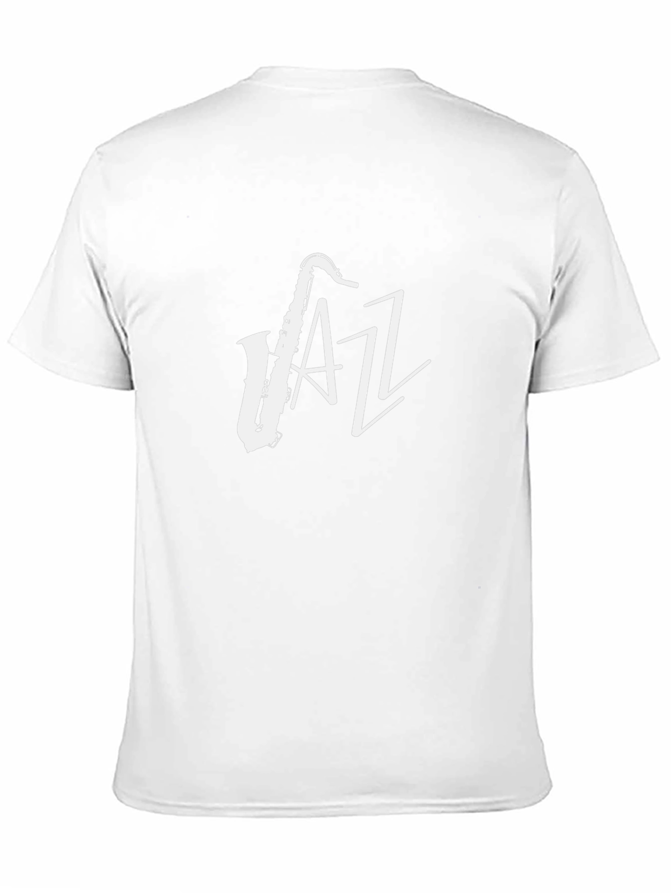 Jazz Saxophone T-Shirt - Black Cotton Tee
