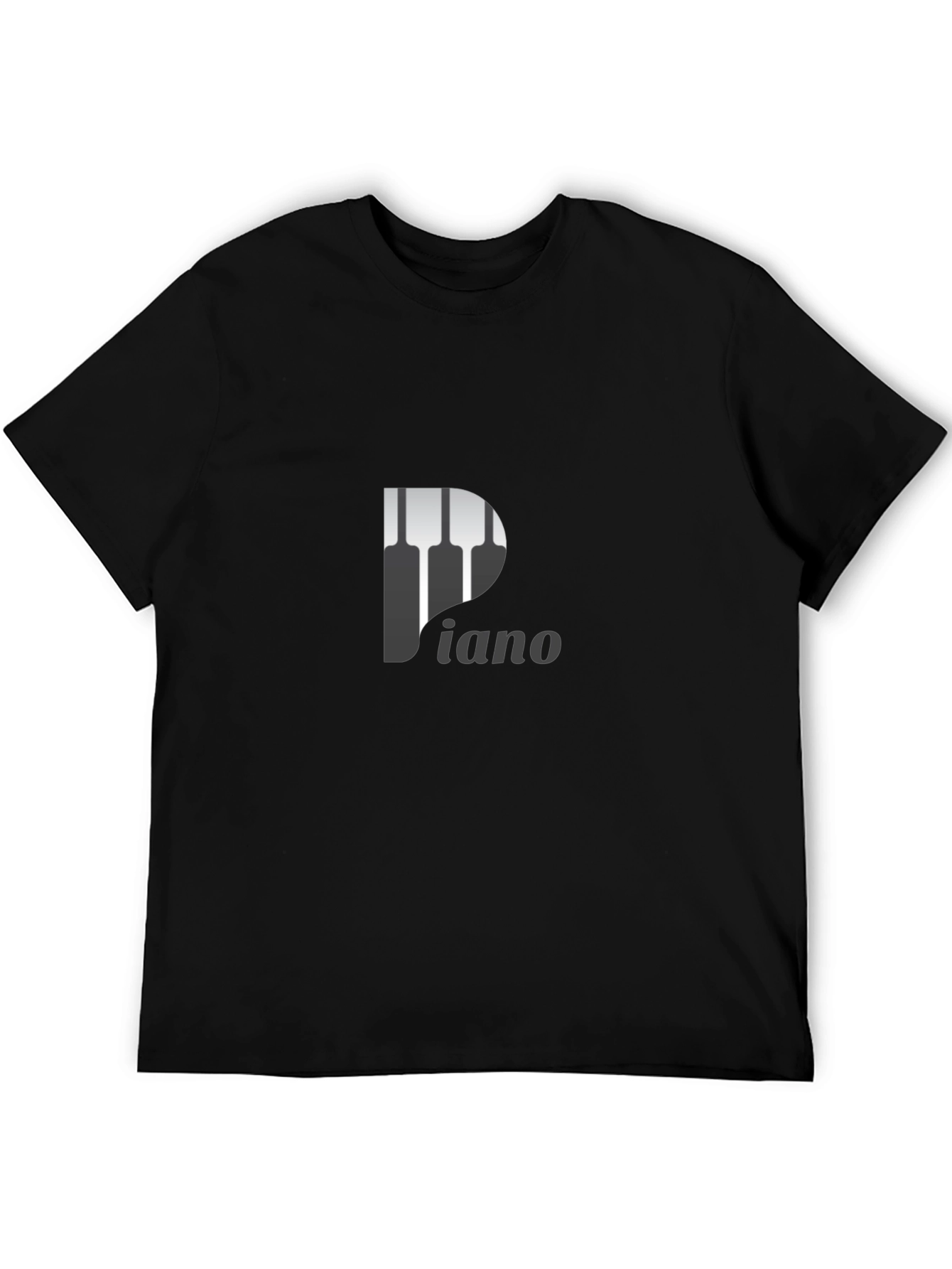 Piano Keys Graphic Tee - Stylish Musical T-Shirt