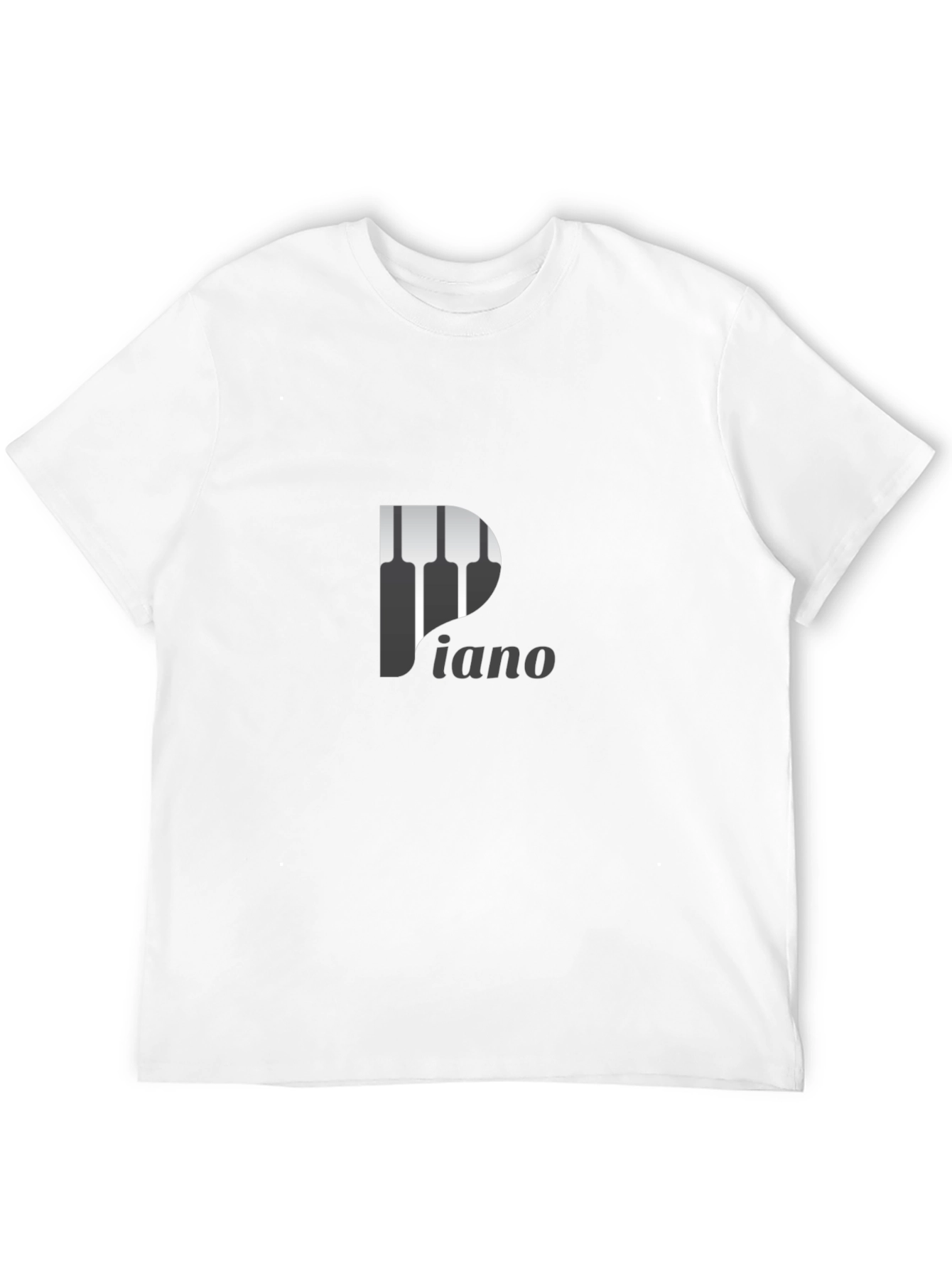 Piano Keys Graphic Tee - Stylish Musical T-Shirt