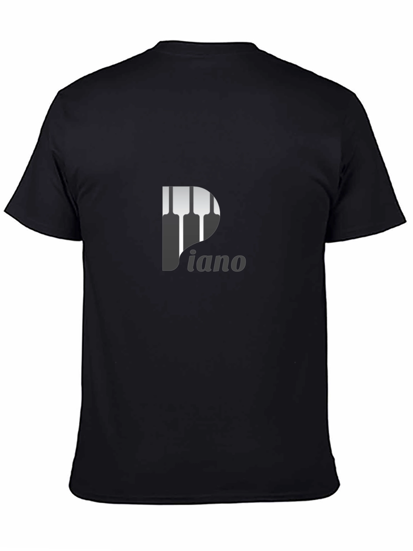 Piano Keys Graphic Tee - Stylish Musical T-Shirt