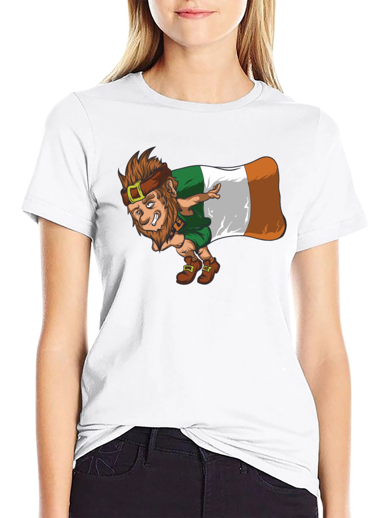Irish Leprechaun Flag T-Shirt