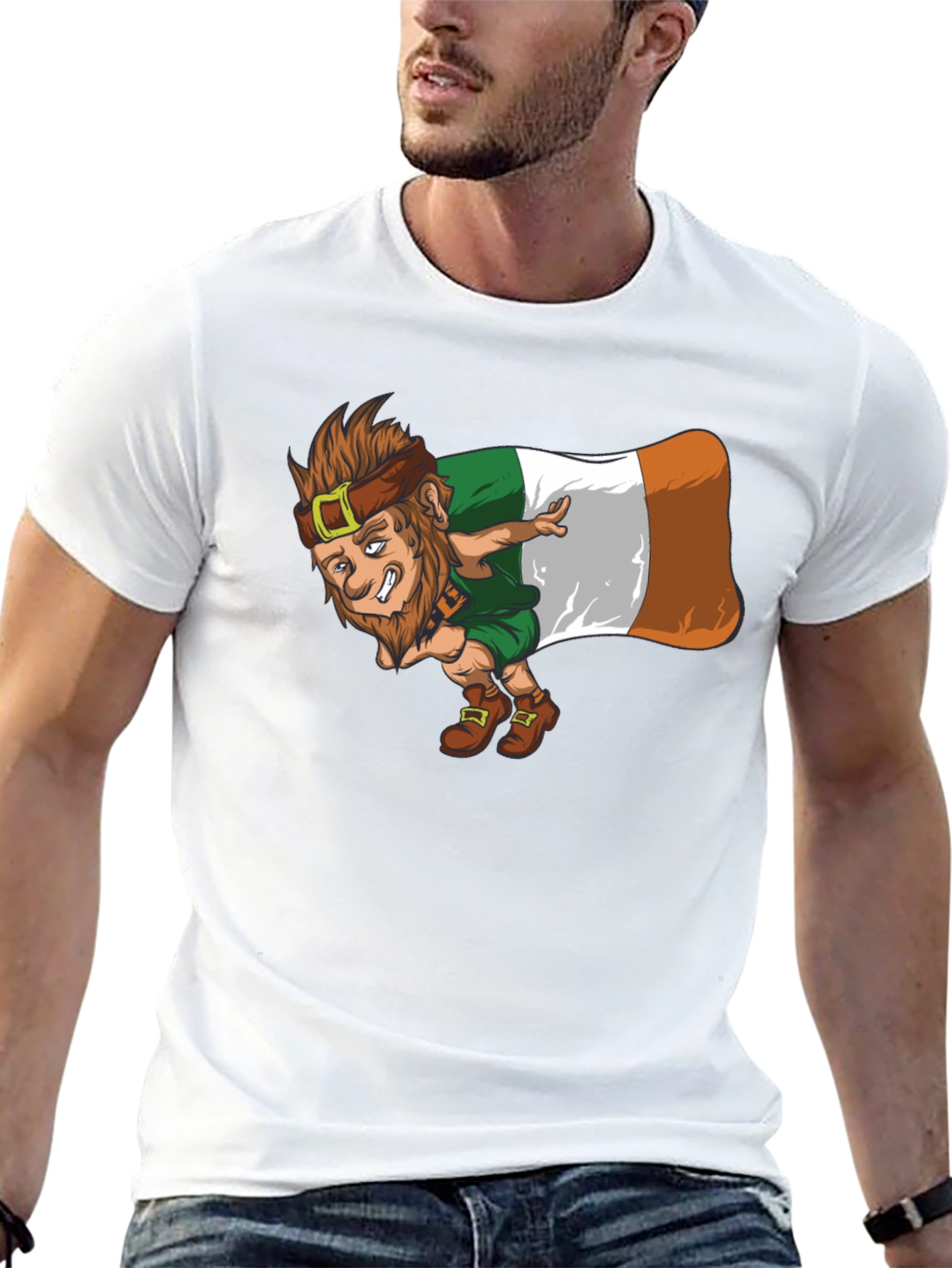 Irish Leprechaun Flag T-Shirt