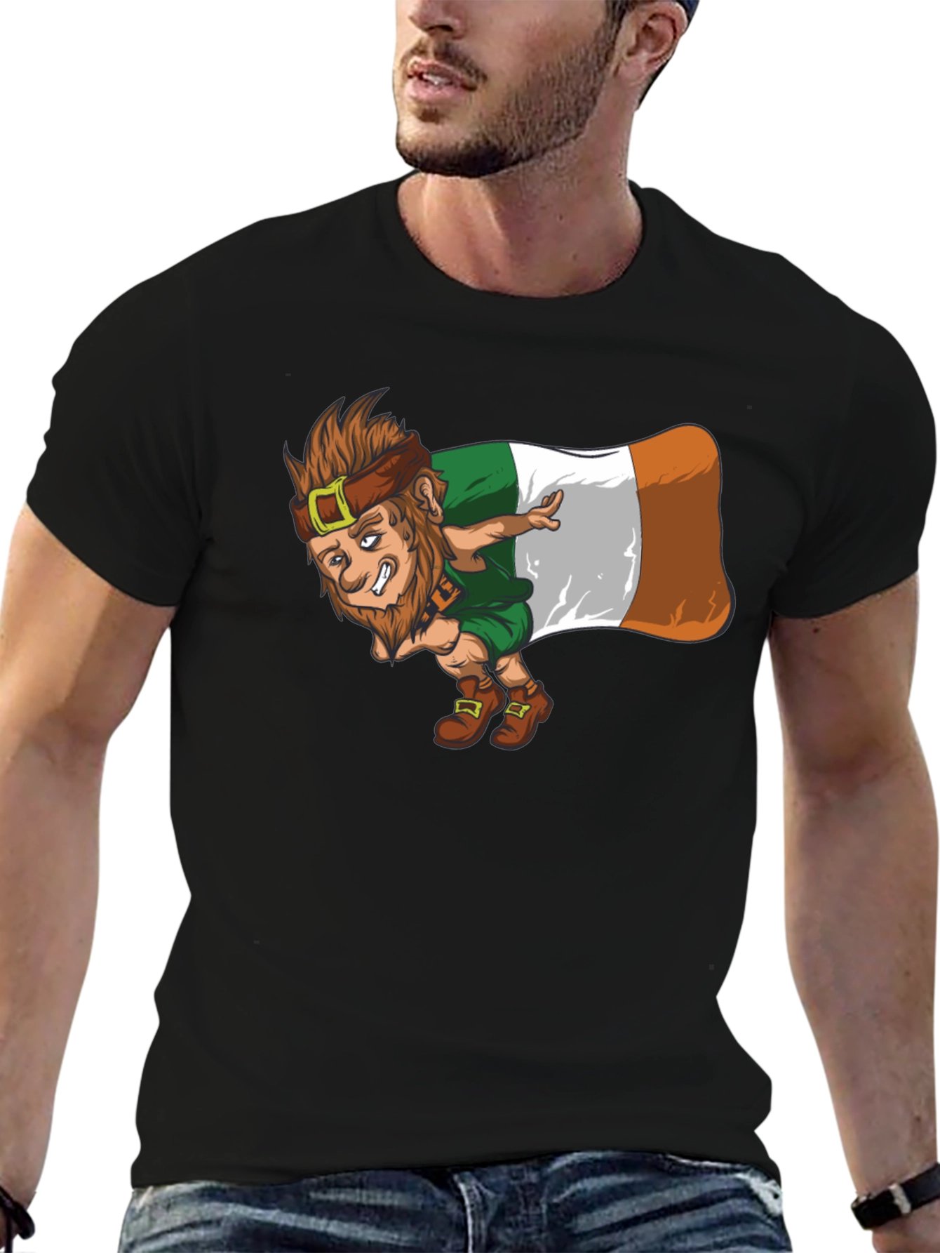 Irish Leprechaun Flag T-Shirt