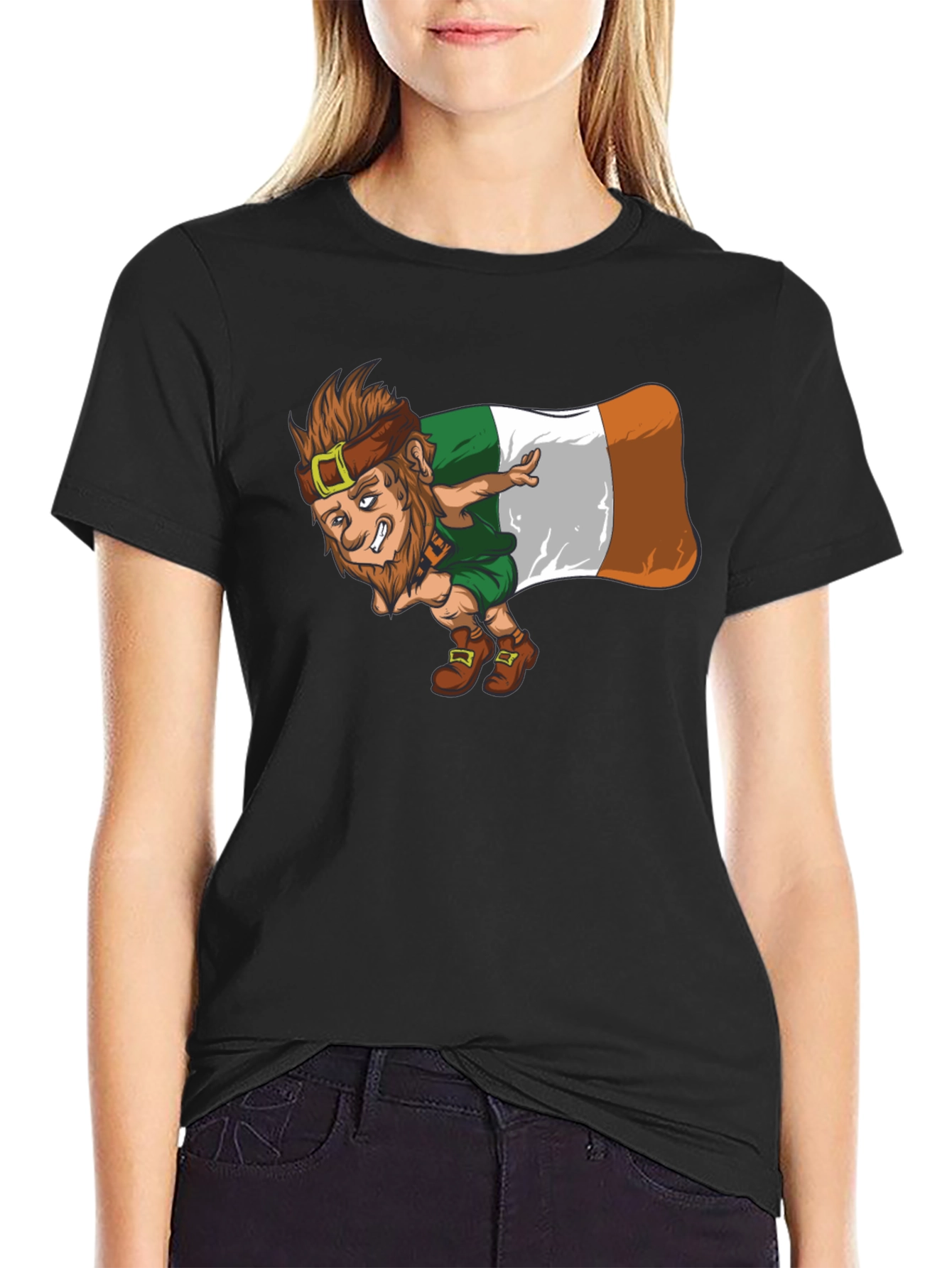 Irish Leprechaun Flag T-Shirt