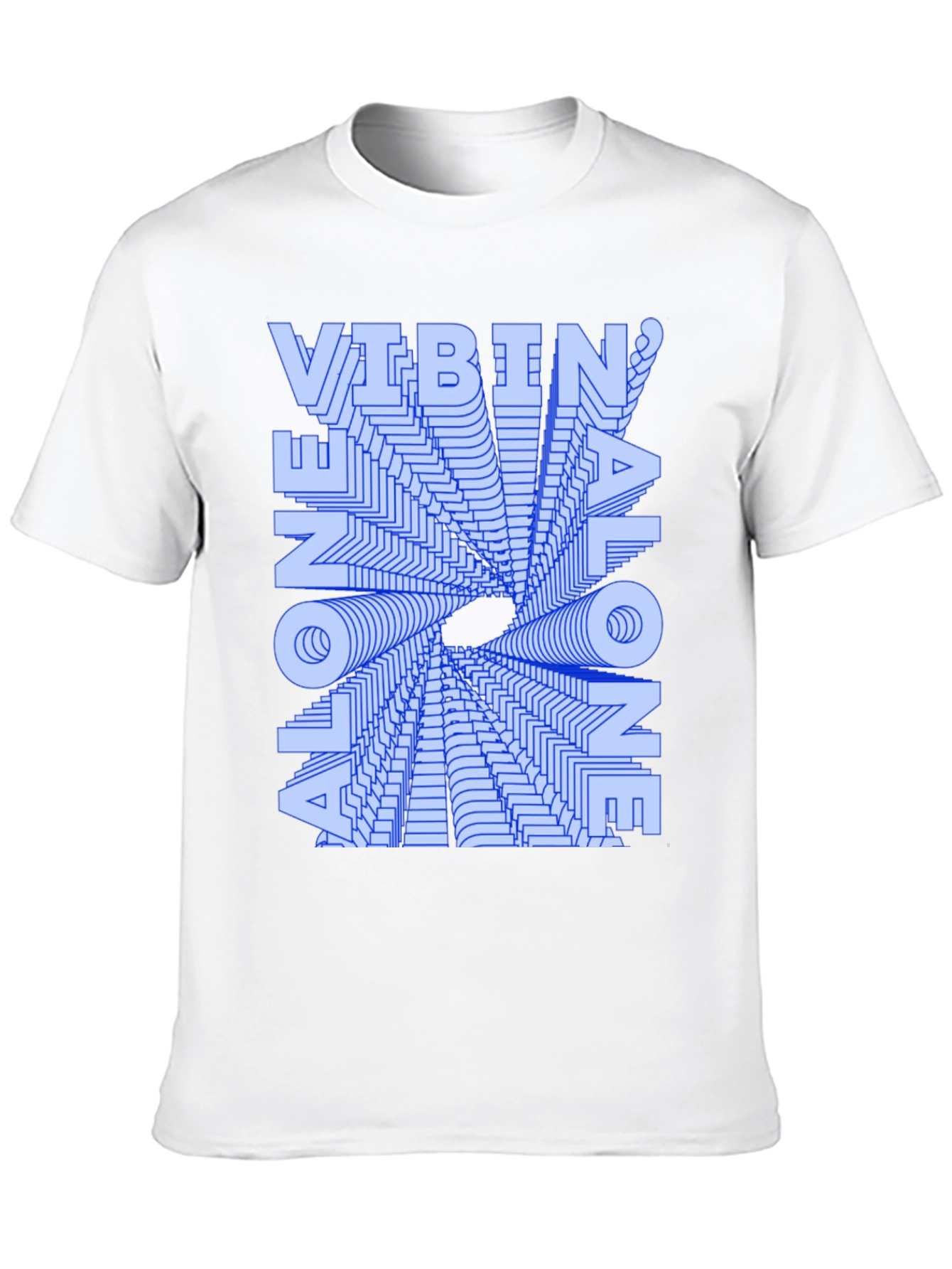 Vibin Alone Graphic T-Shirt - Trendy and Unique