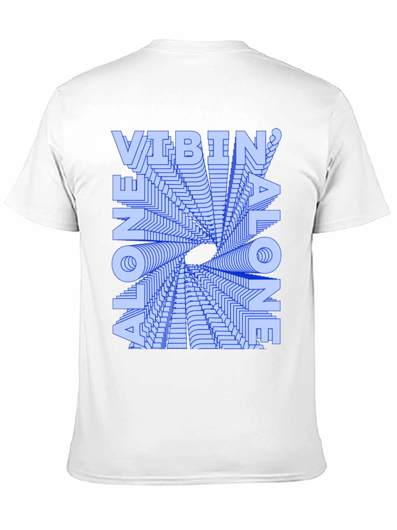 Vibin Alone Graphic T-Shirt - Trendy and Unique