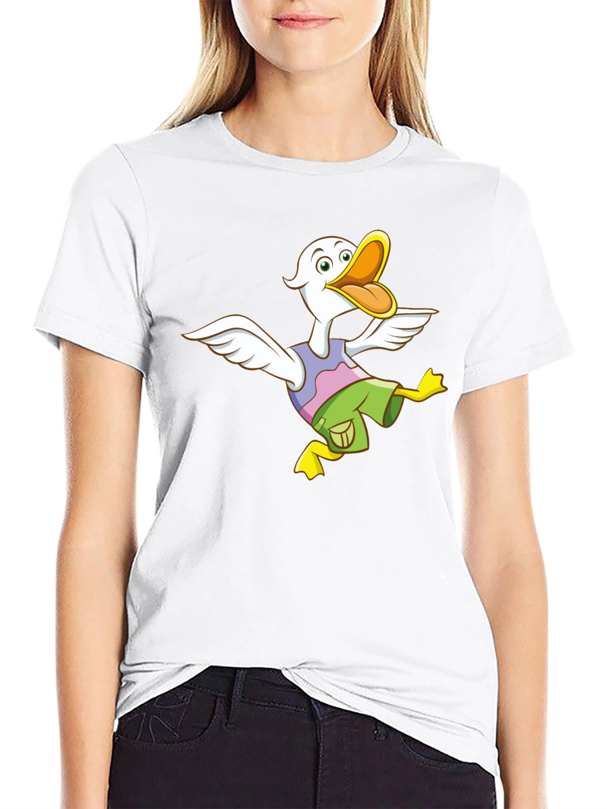 Funny Duck Graphic T-Shirt