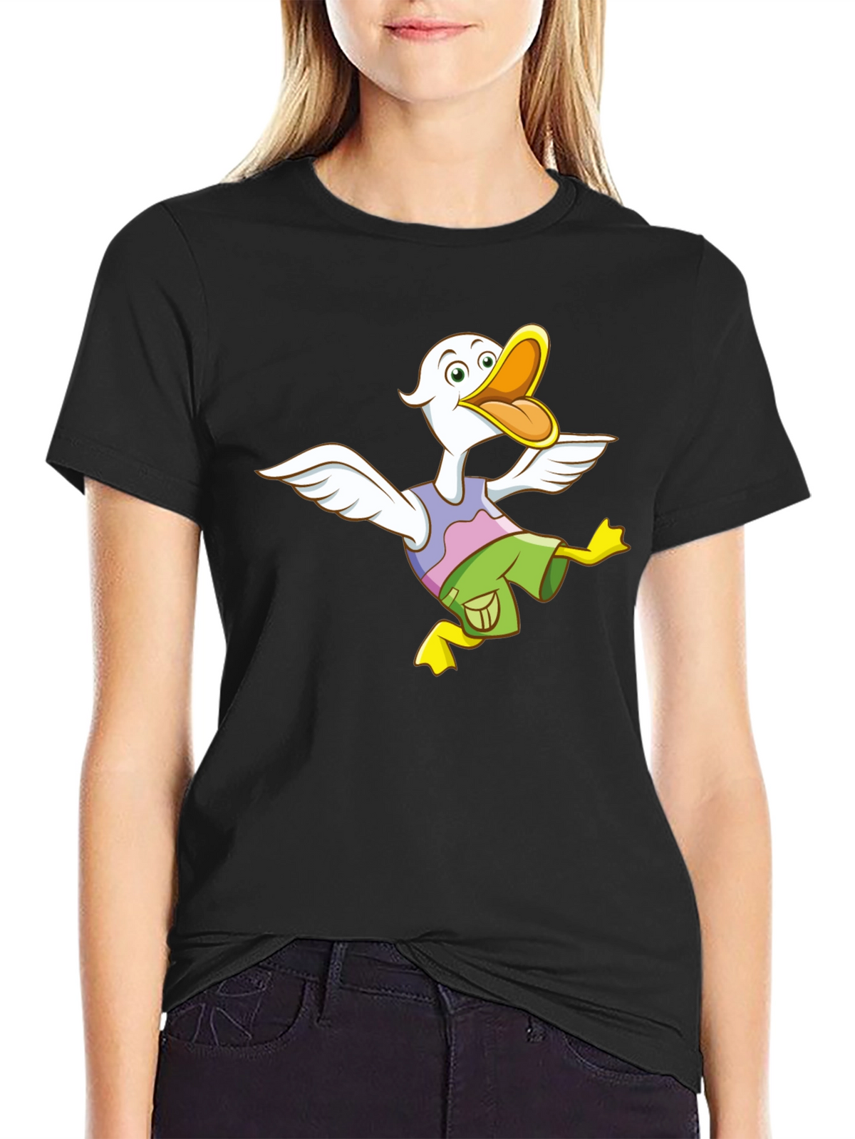 Funny Duck Graphic T-Shirt