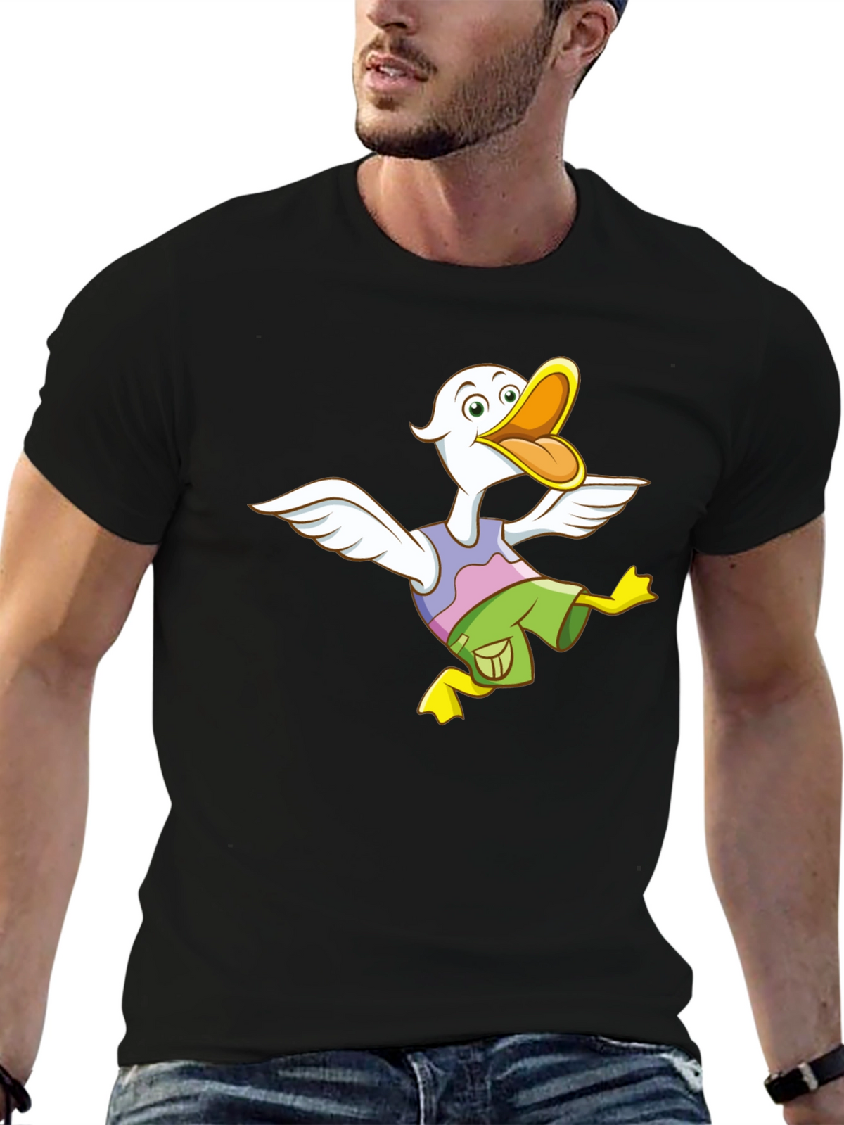 Funny Duck Graphic T-Shirt