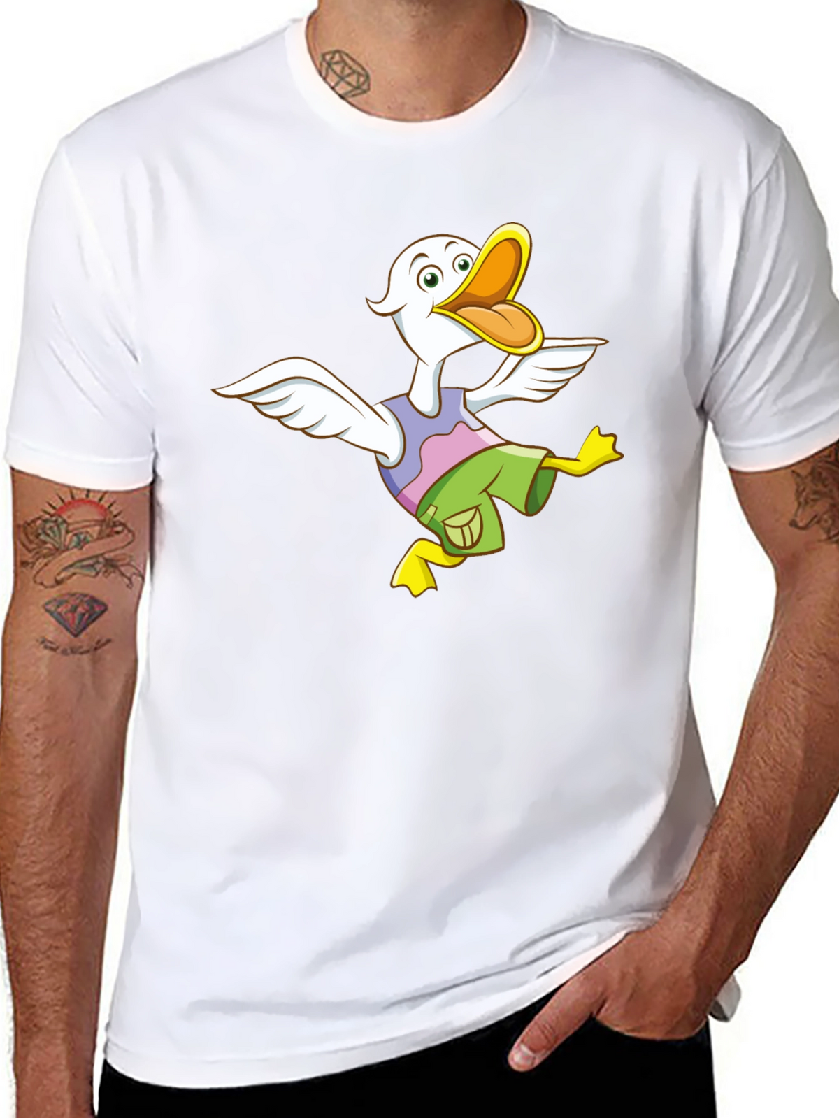 Funny Duck Graphic T-Shirt