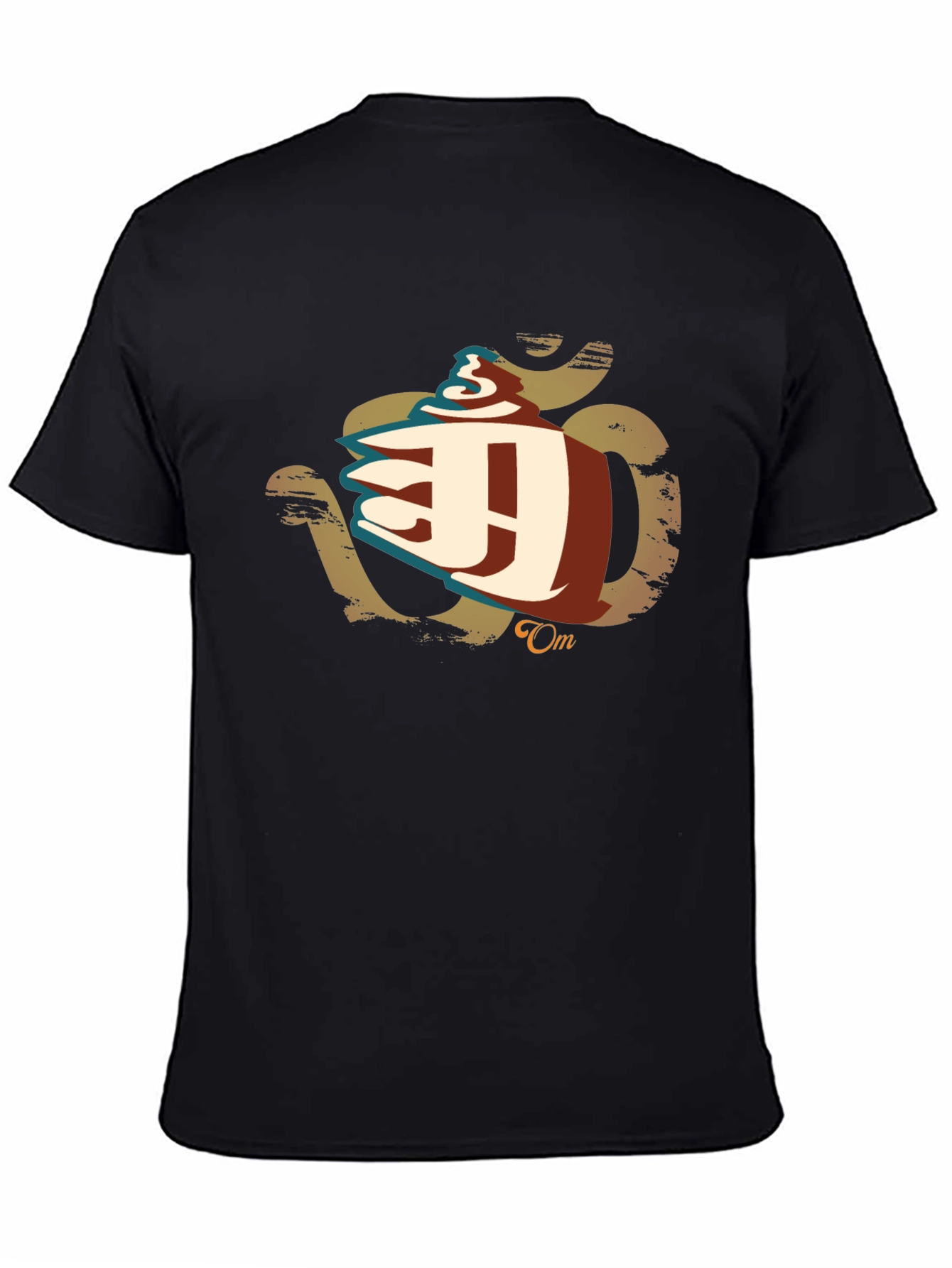Om Symbol Graphic Black T-Shirt