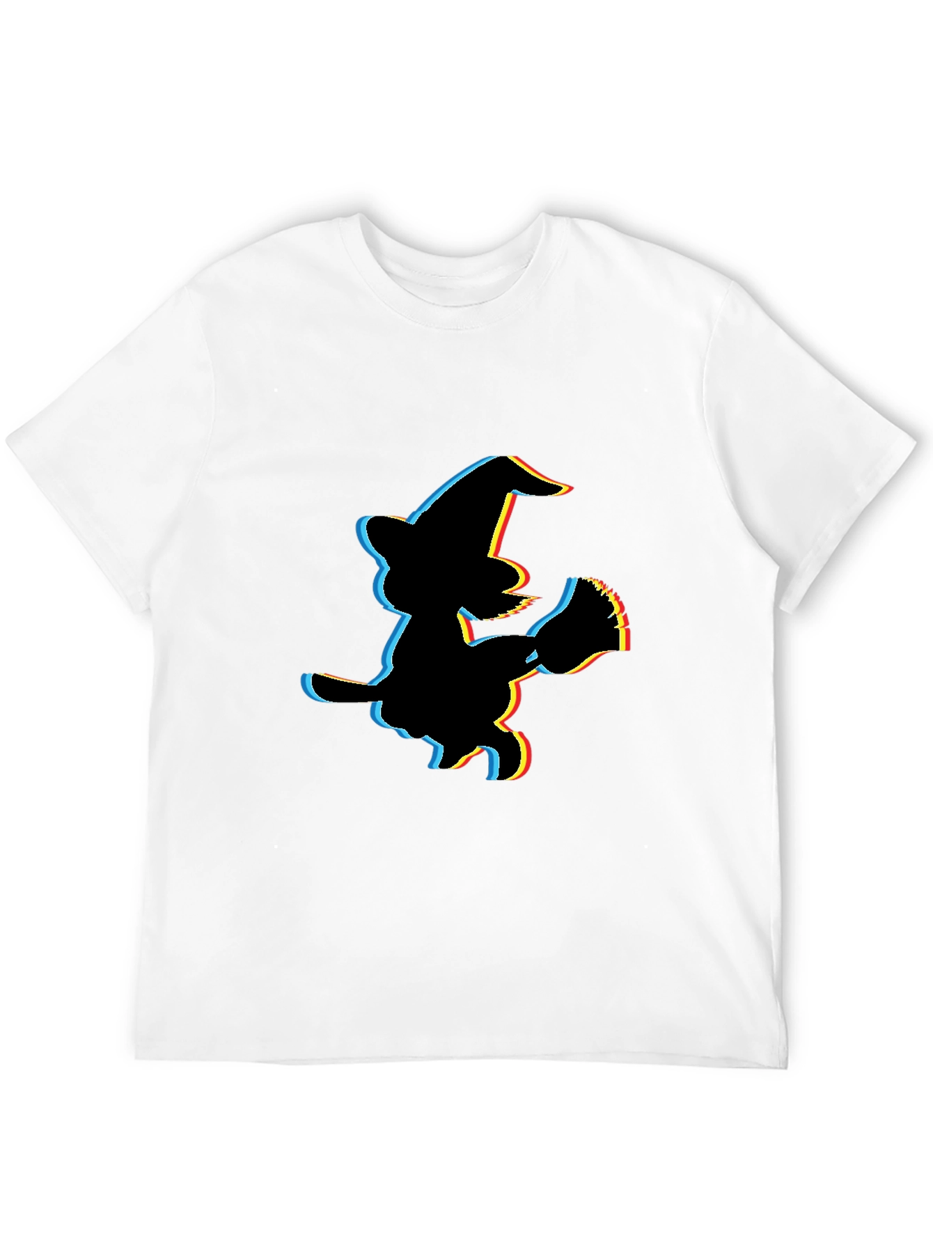 Retro Witch Graphic T-Shirt - Black