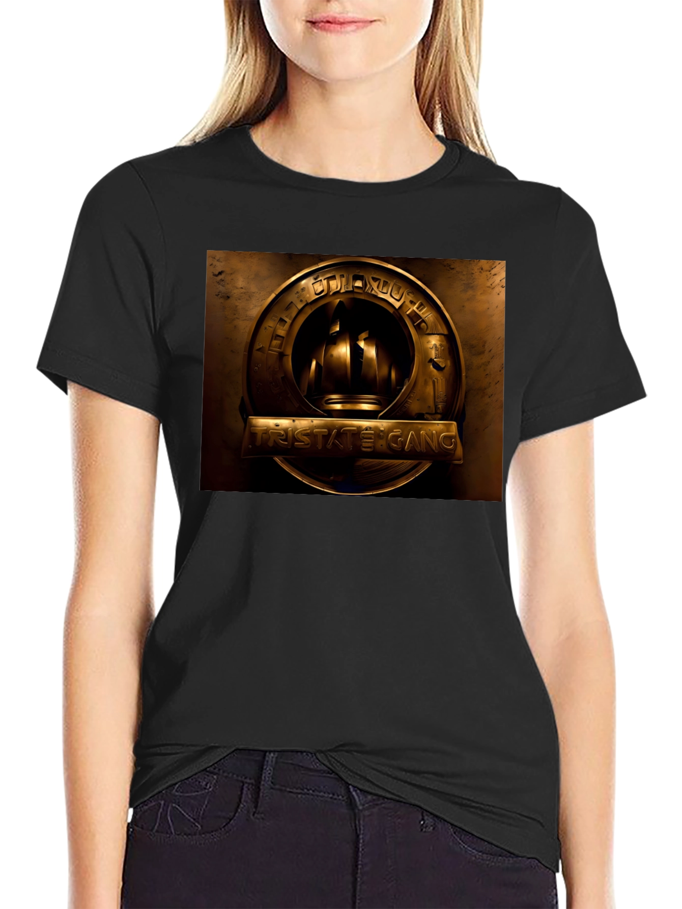 Tristate Gang Emblem Black T-Shirt