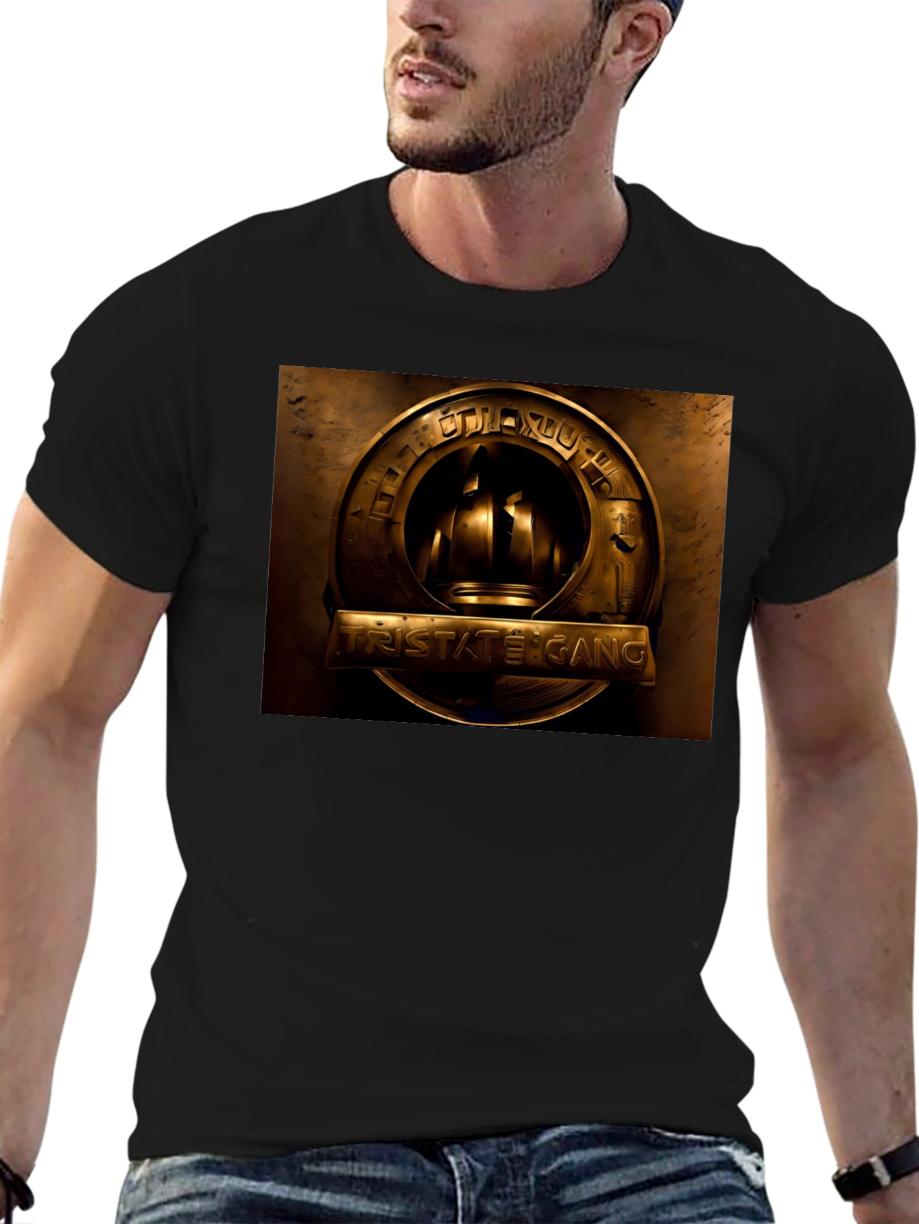 Tristate Gang Emblem Black T-Shirt